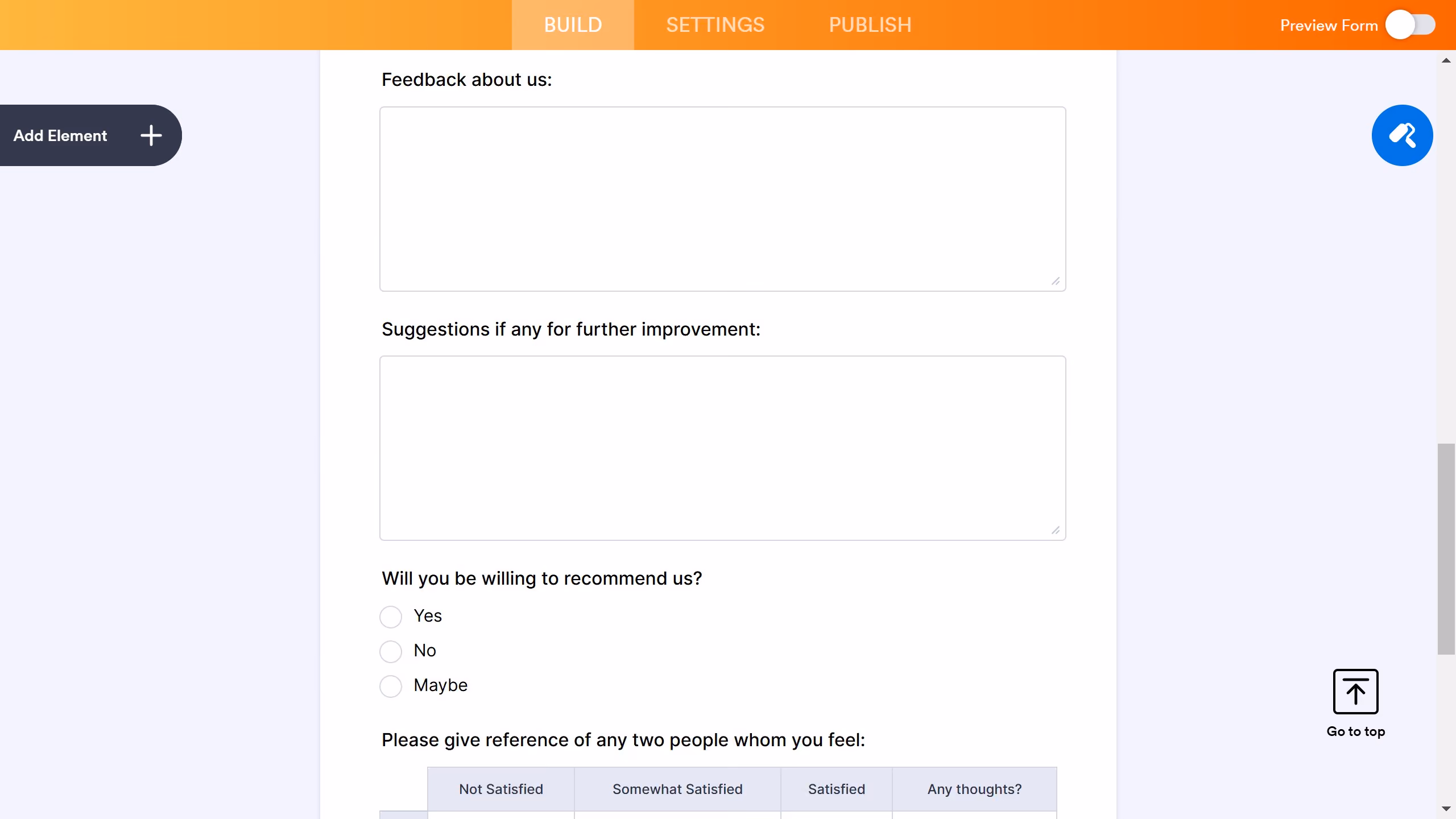 How to set entry limits on short and long text fields on Jotform