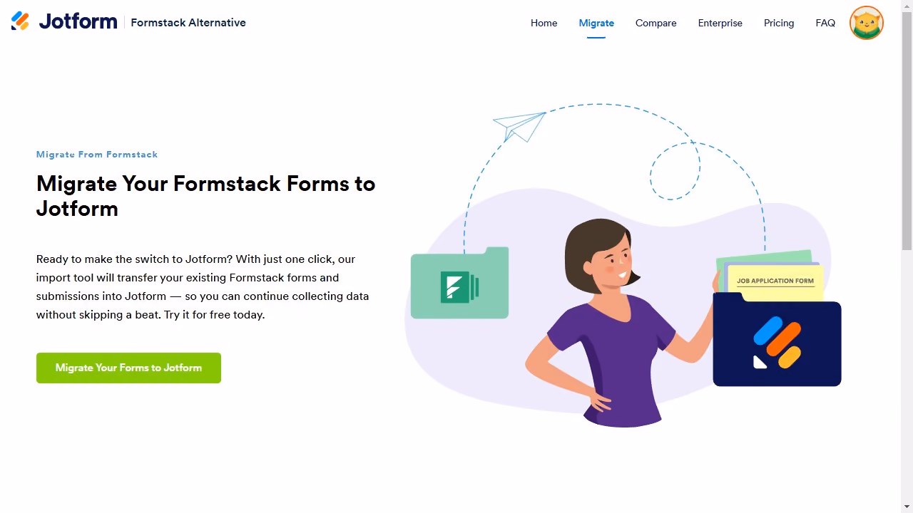How to import FormStack forms to Jotform