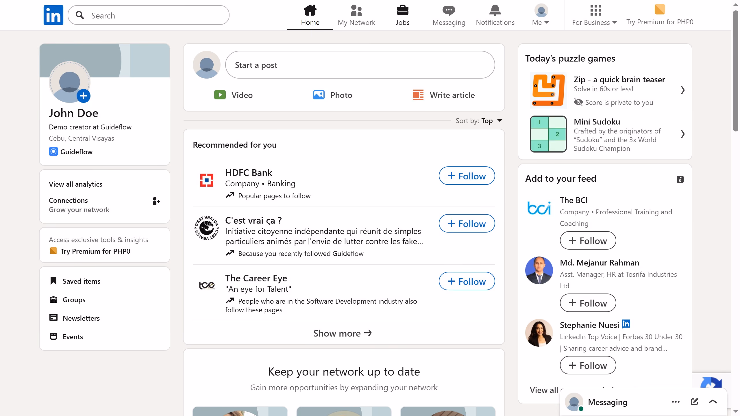 How to access saved jobs in LinkedIn