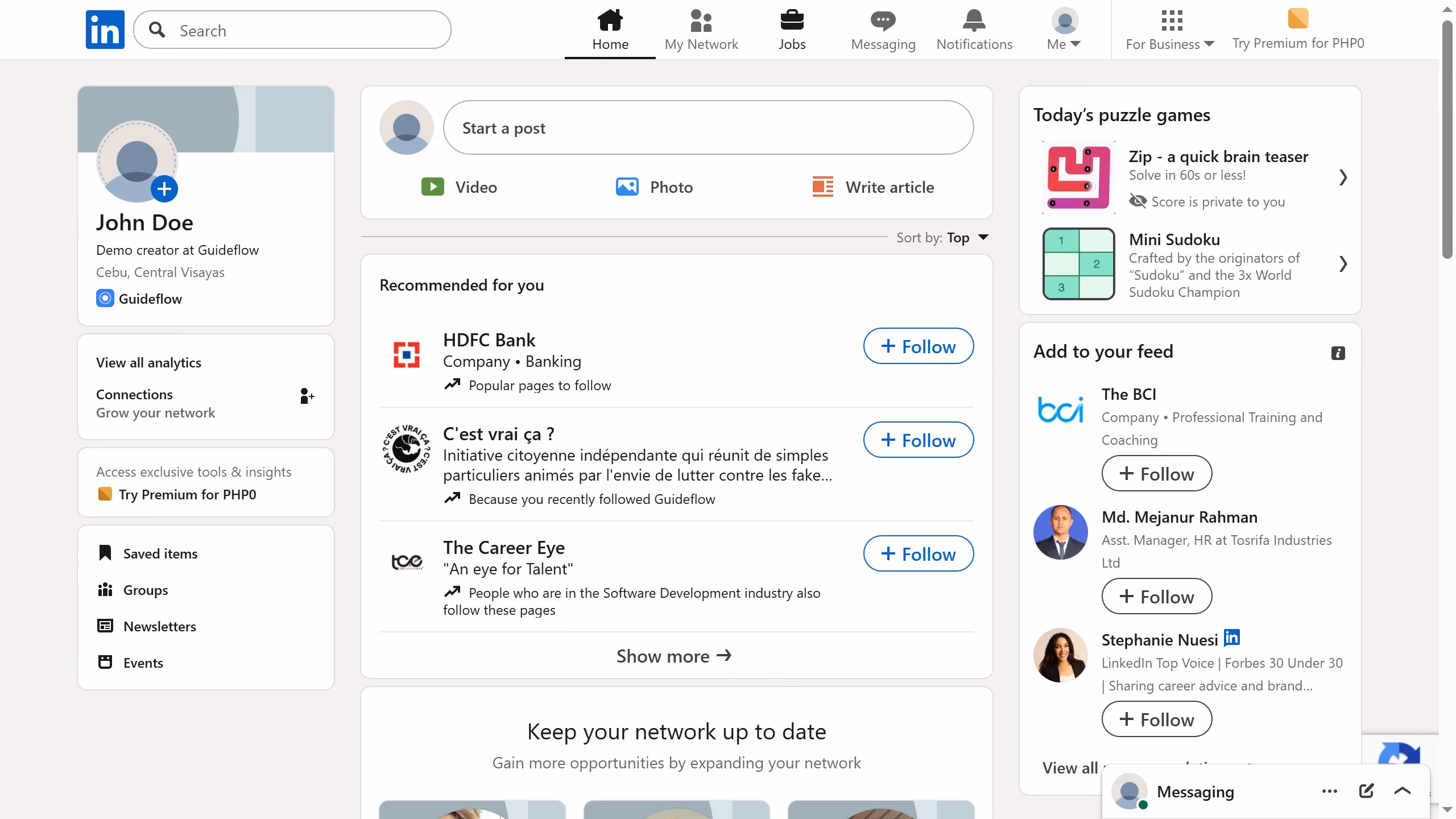How to apply for a job in LinkedIn