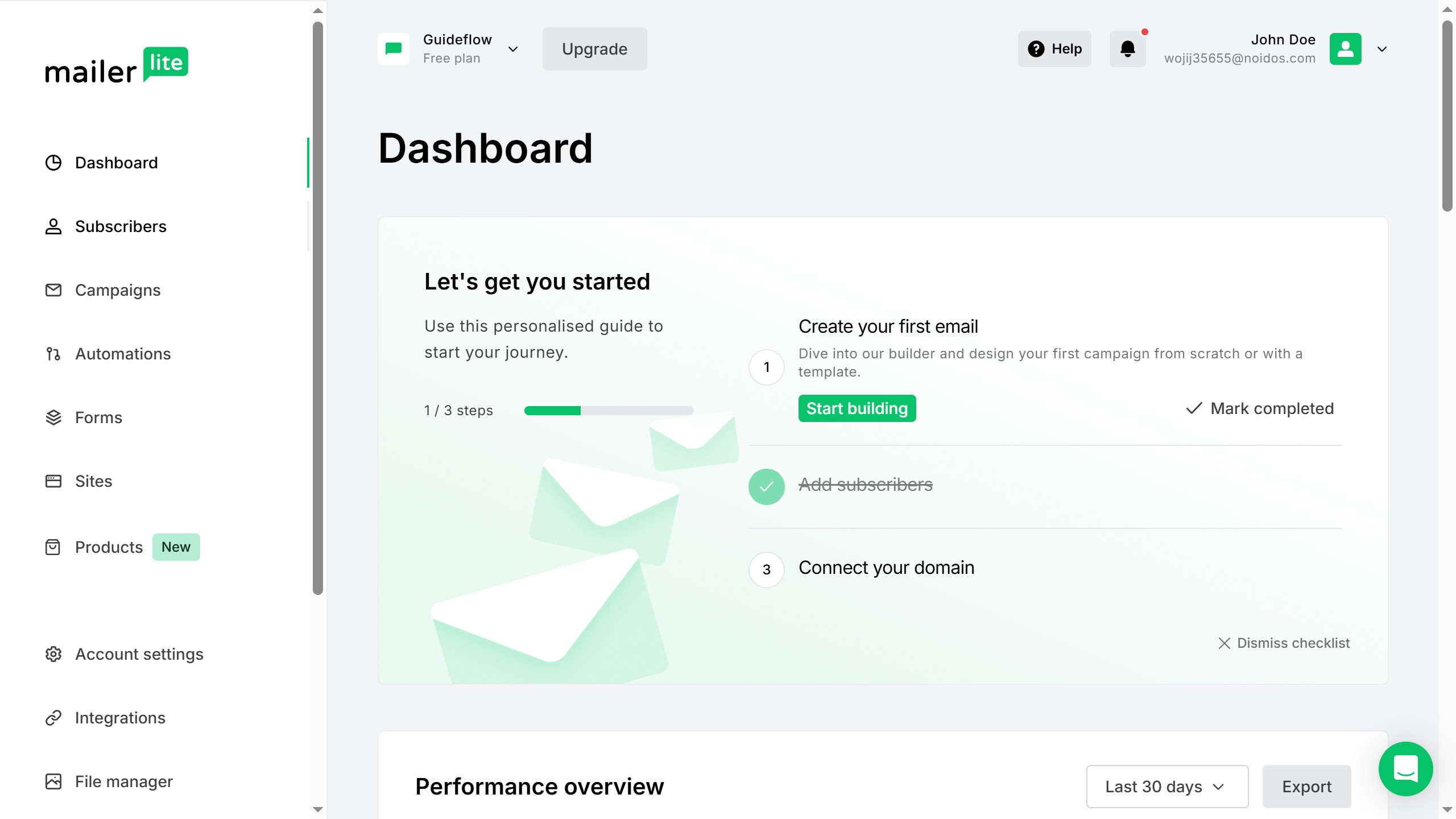 How to toggle subscriber state column in Mailerlite