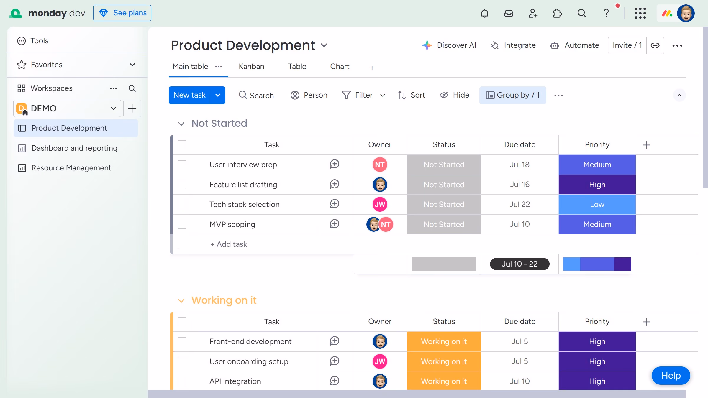 How to add a Cards View to a board in Monday.com