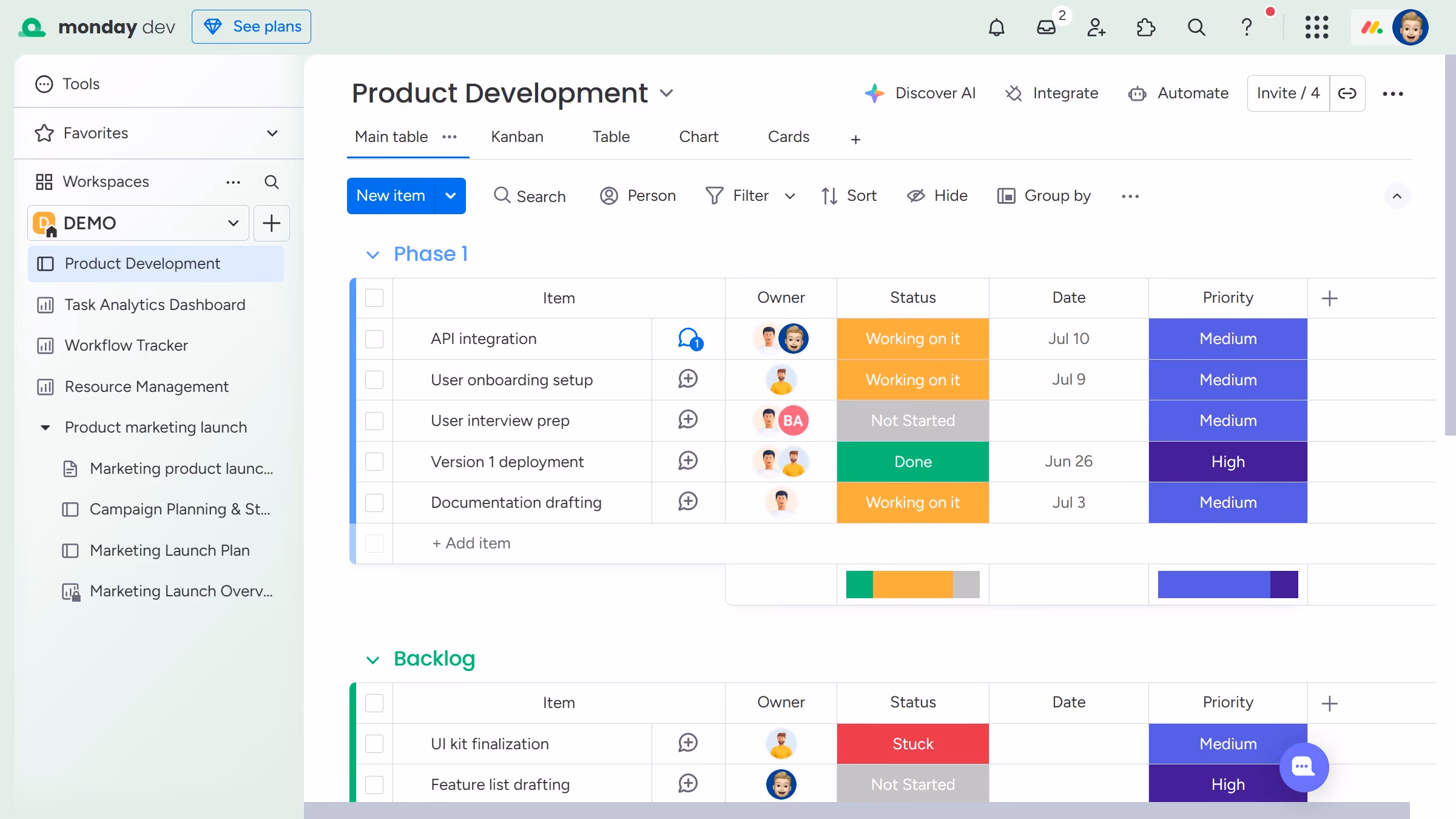 How to add an item to a board in Monday.com