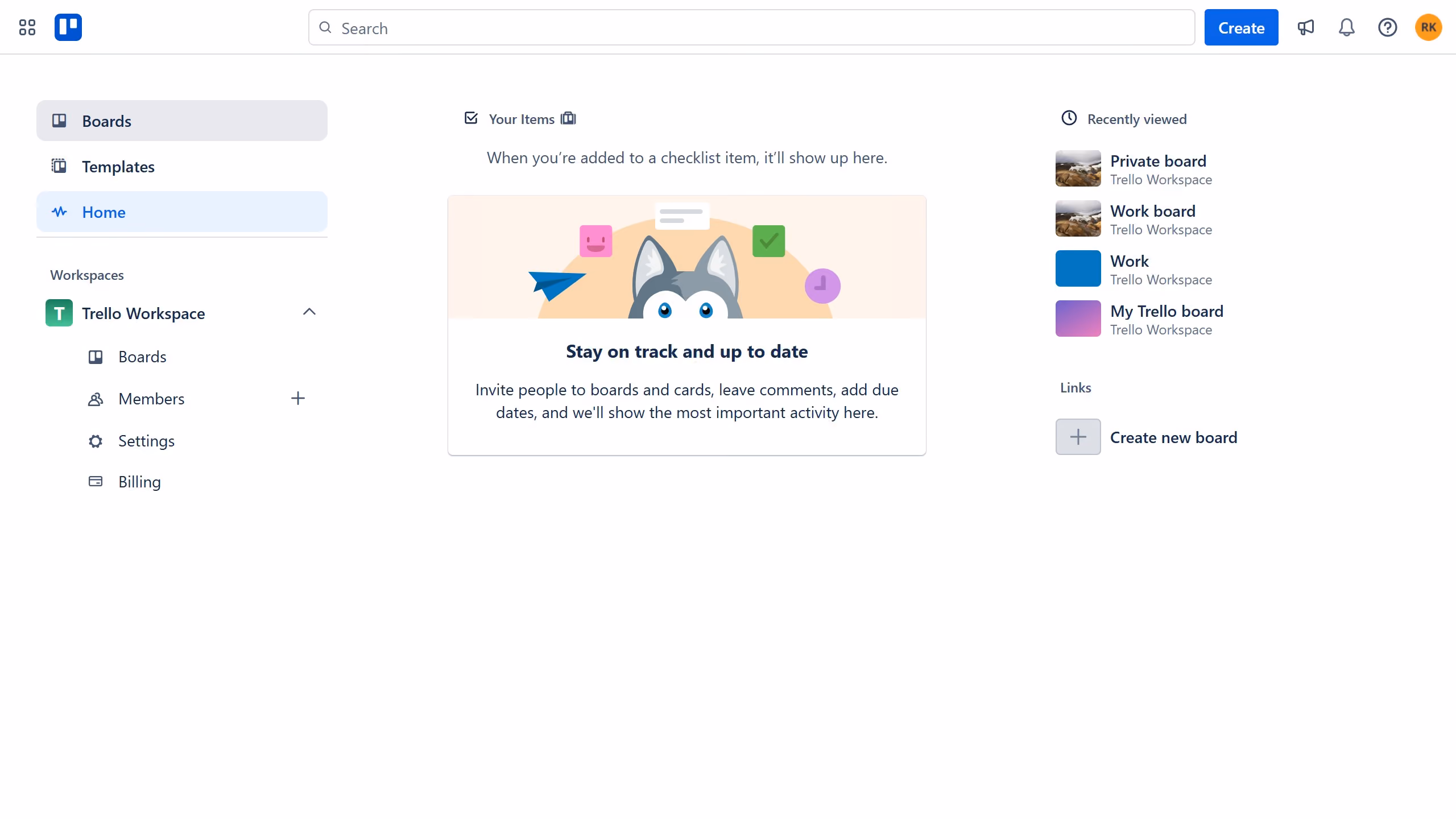How to create a public board in Trello