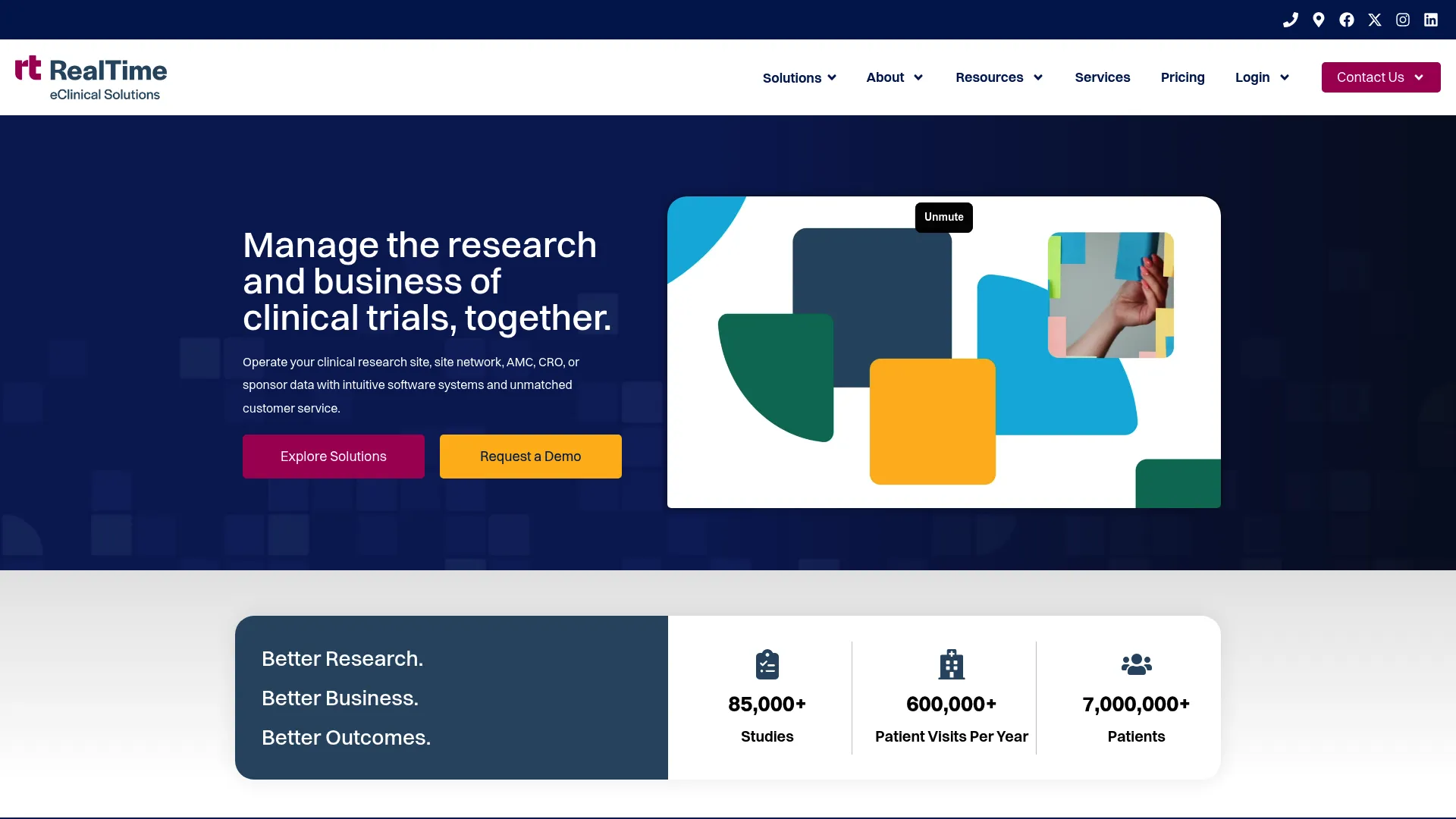 RealTime CTMS software for research sites