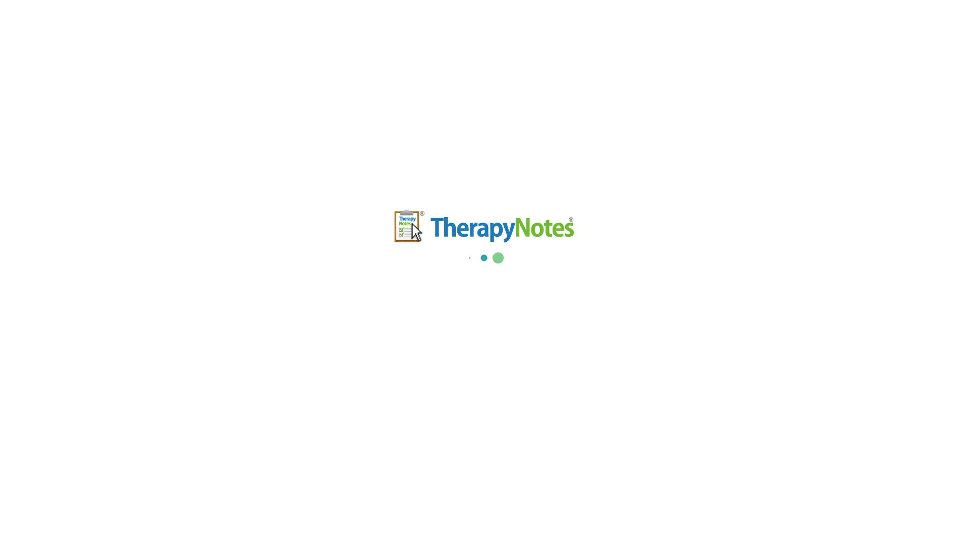 TherapyNotes behavioral health EHR homepage
