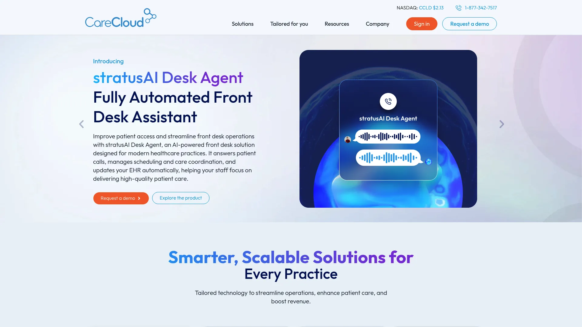 CareCloud cloud-based healthcare software platform for practice management and patient experience