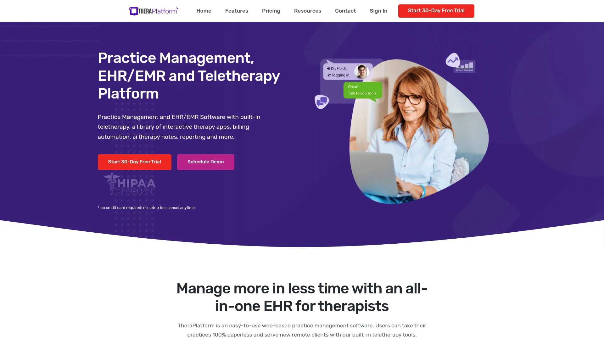TheraPlatform occupational therapy software