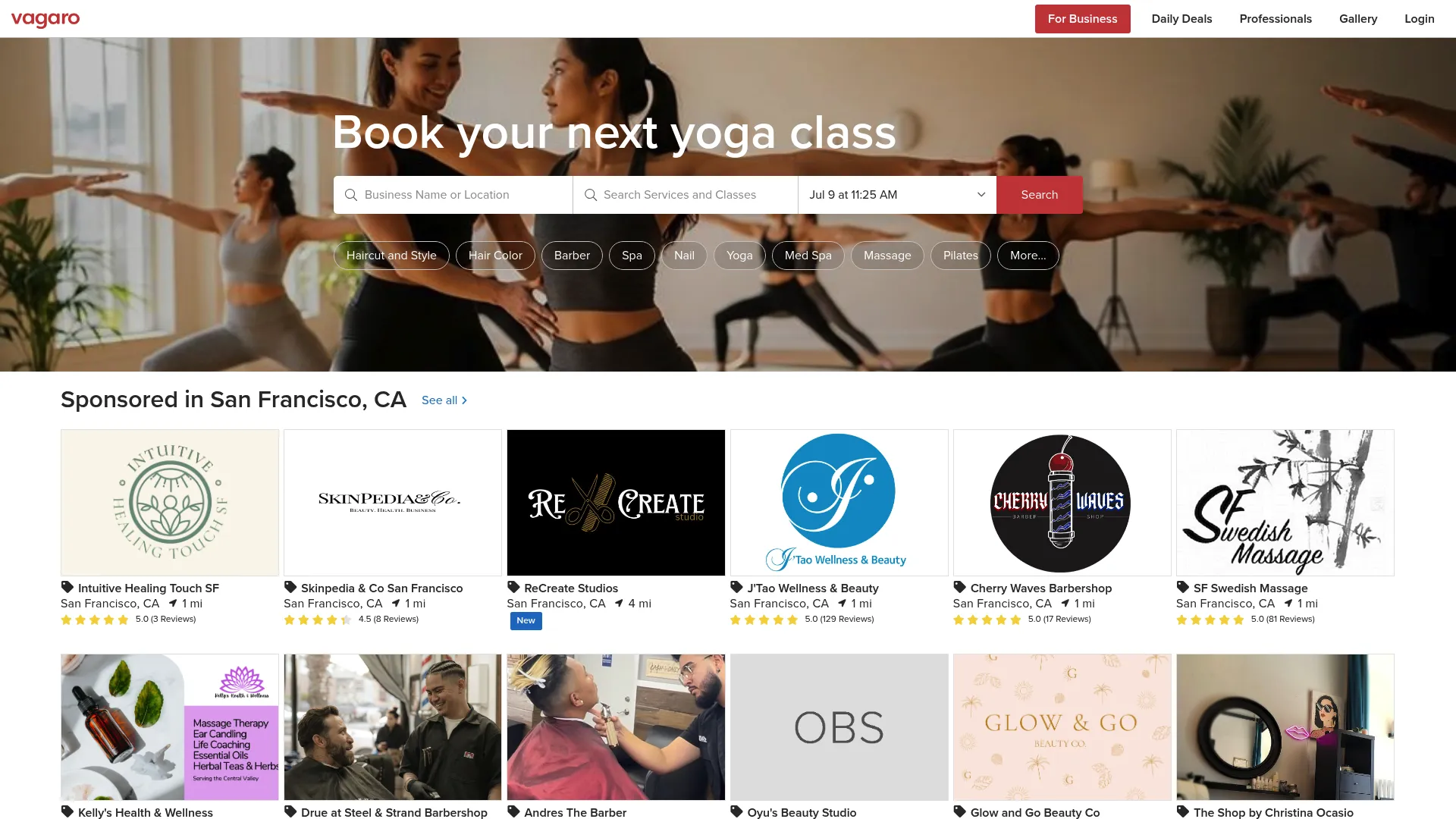Vagaro spa management software