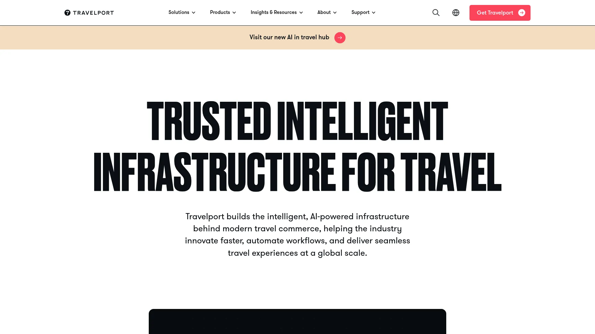 Travelport travel commerce and retailing platform