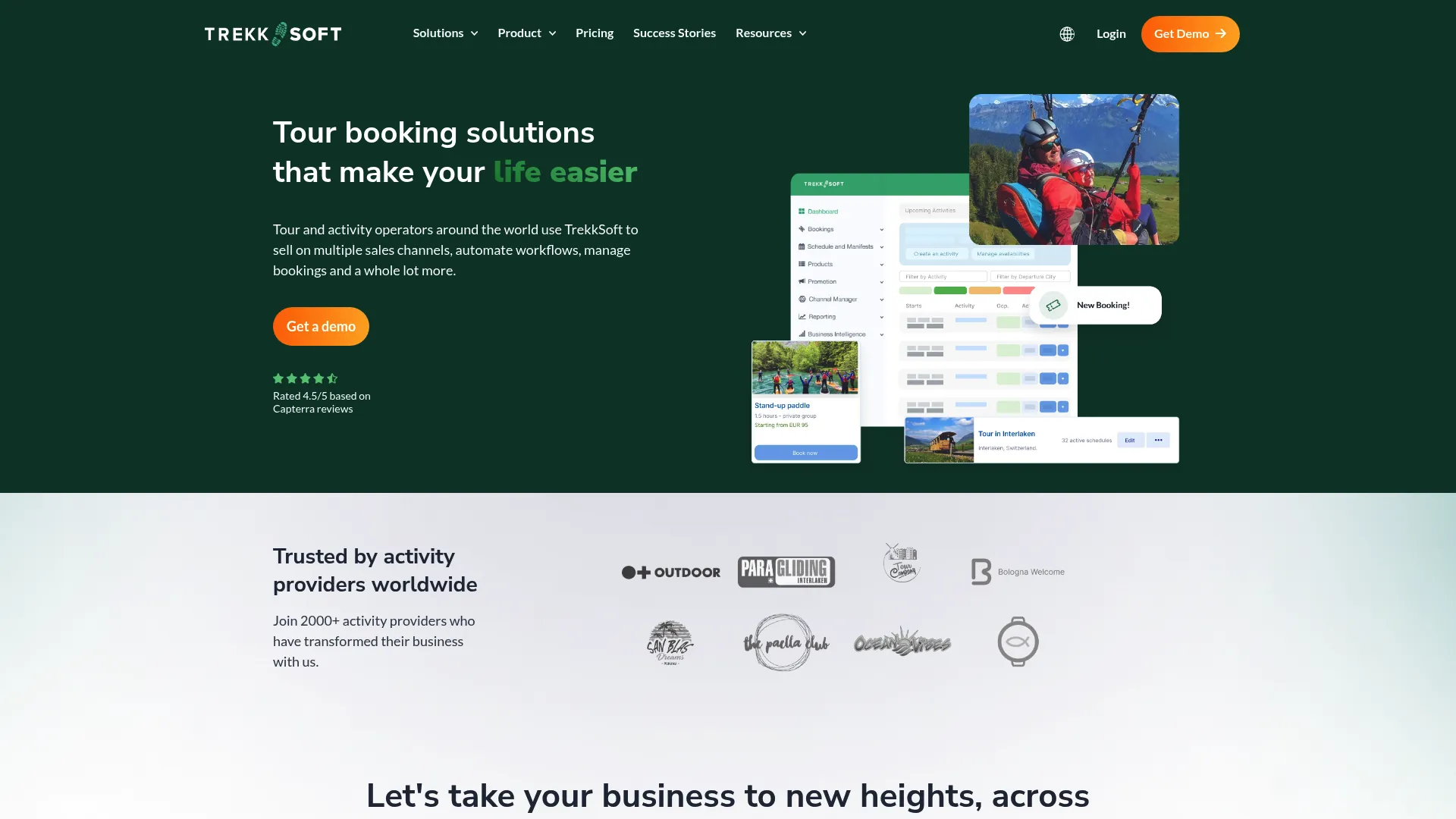TrekkSoft tour and activity booking platform