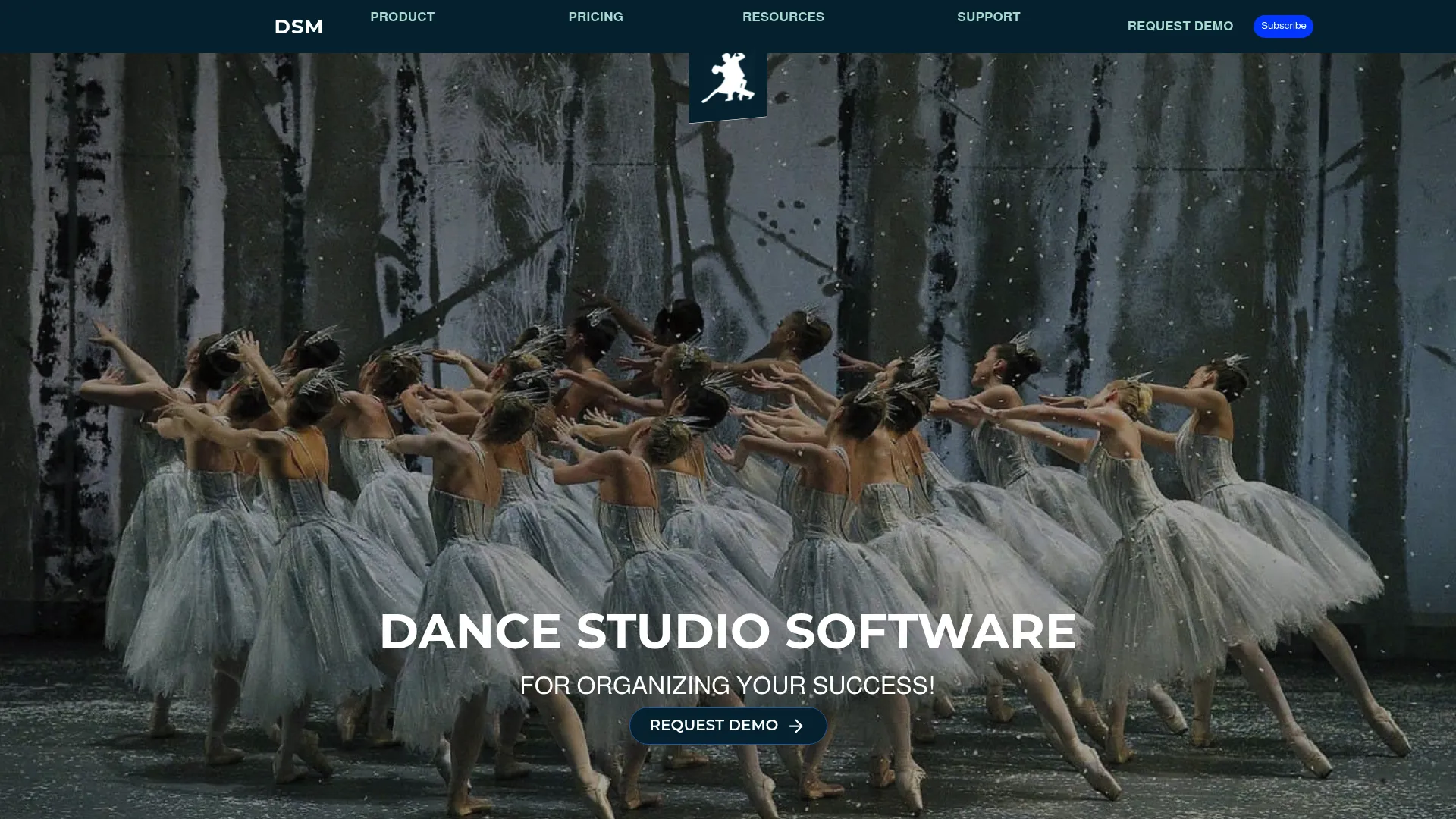 Dance Studio Manager software homepage