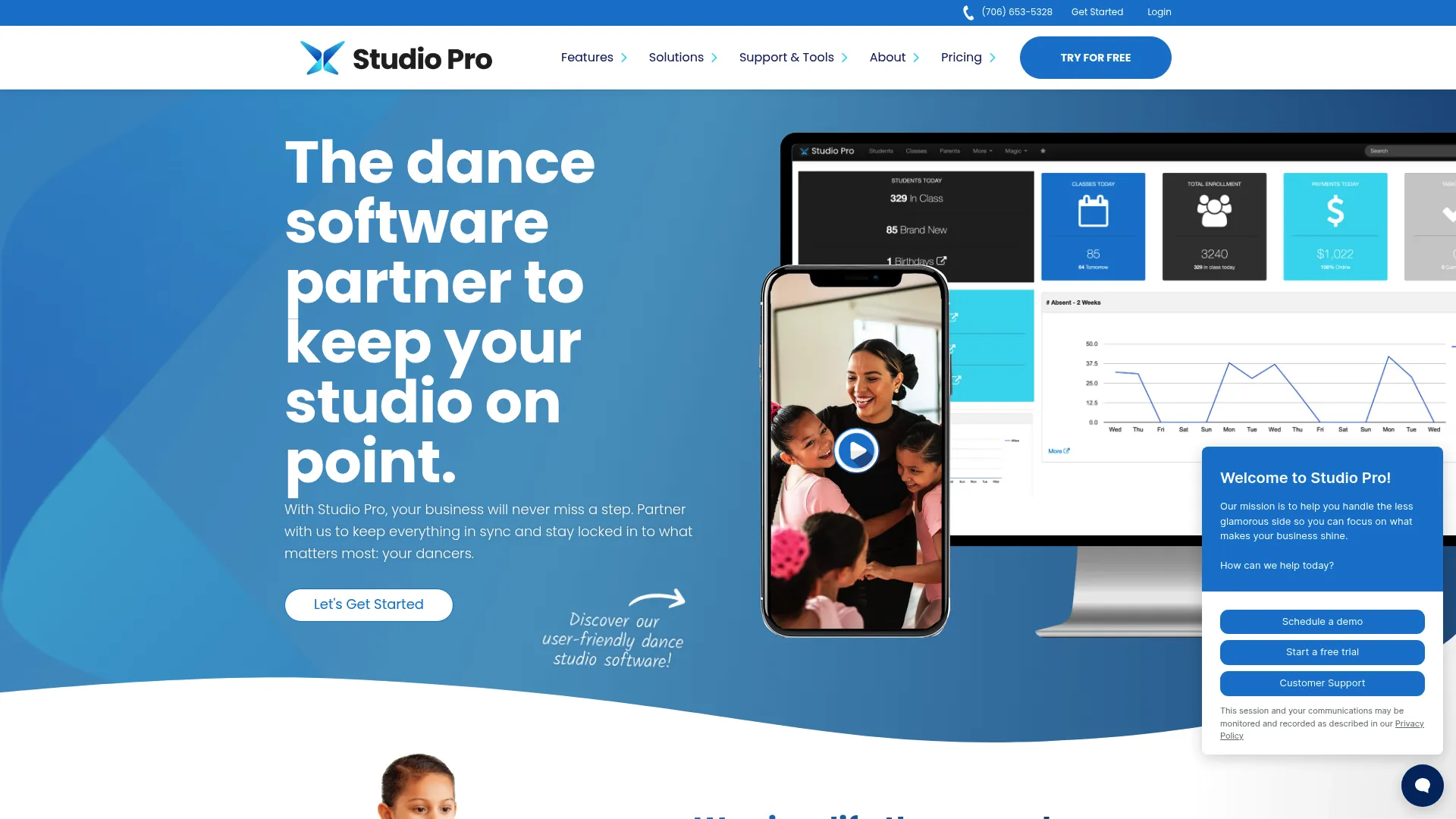 DanceStudio-Pro software homepage