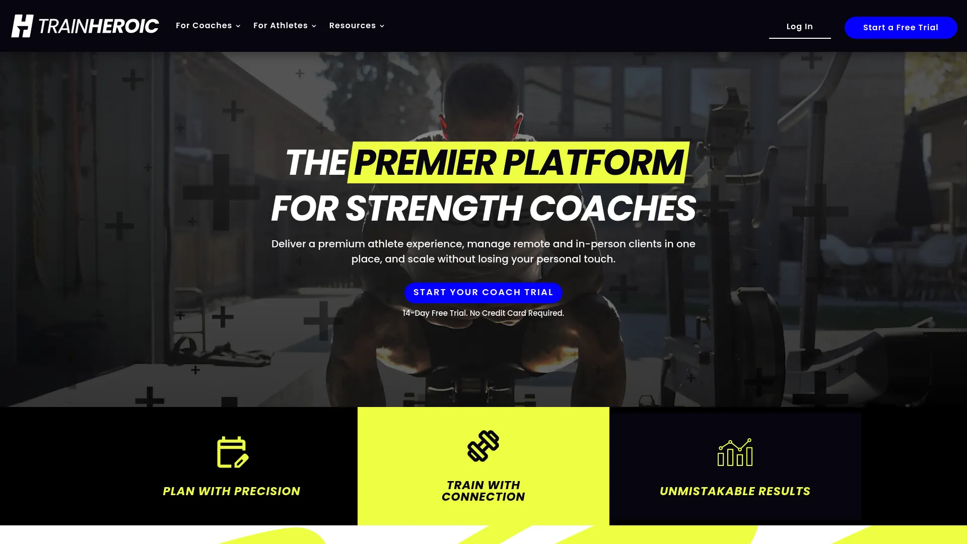 TrainHeroic team and performance training software