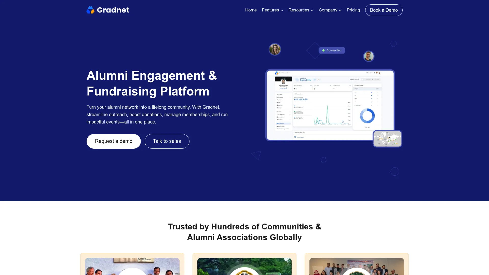 Gradnet education-first alumni management software
