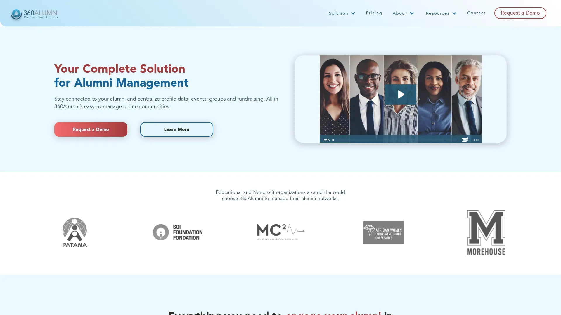 360Alumni networking and community engagement platform