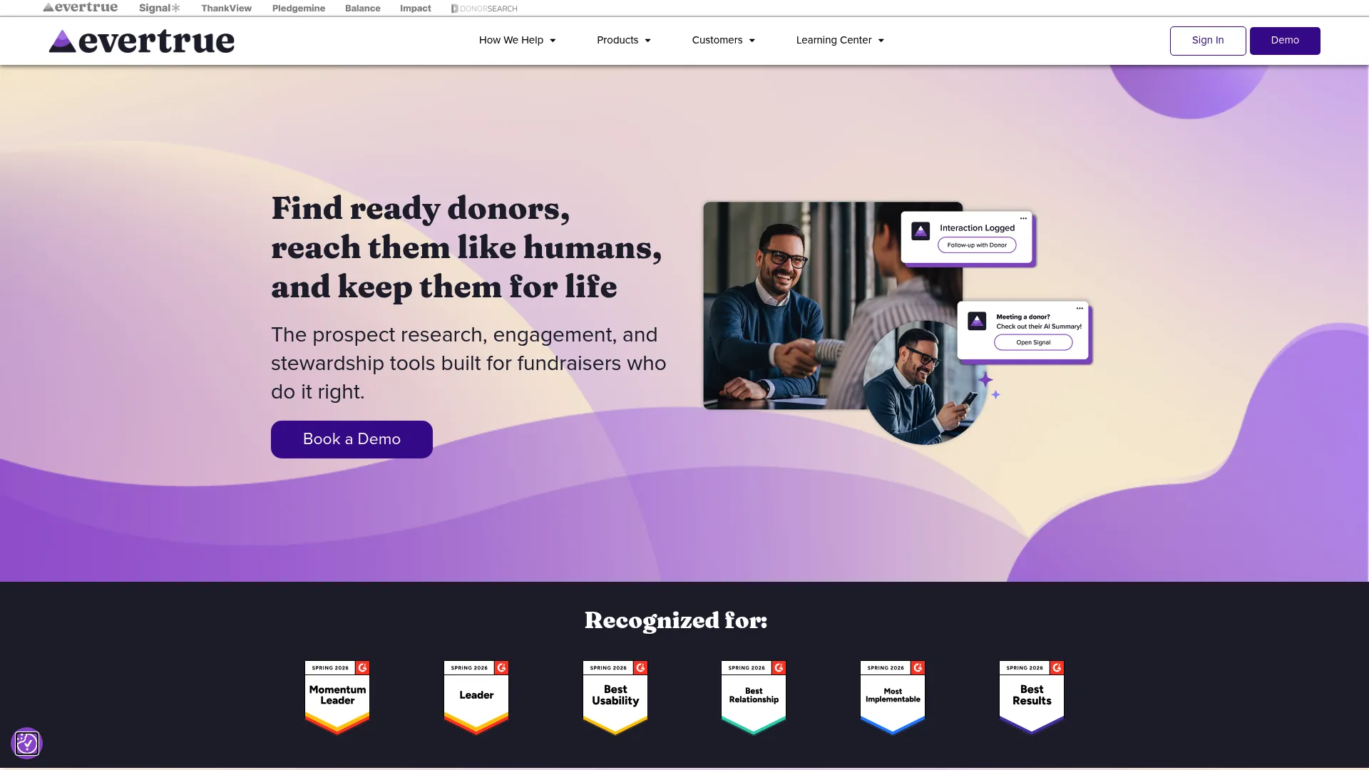 EverTrue alumni and advancement engagement platform