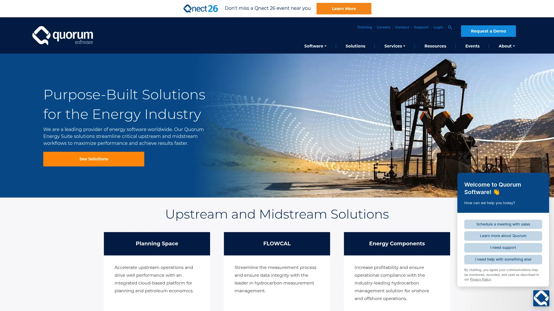 Quorum Software homepage