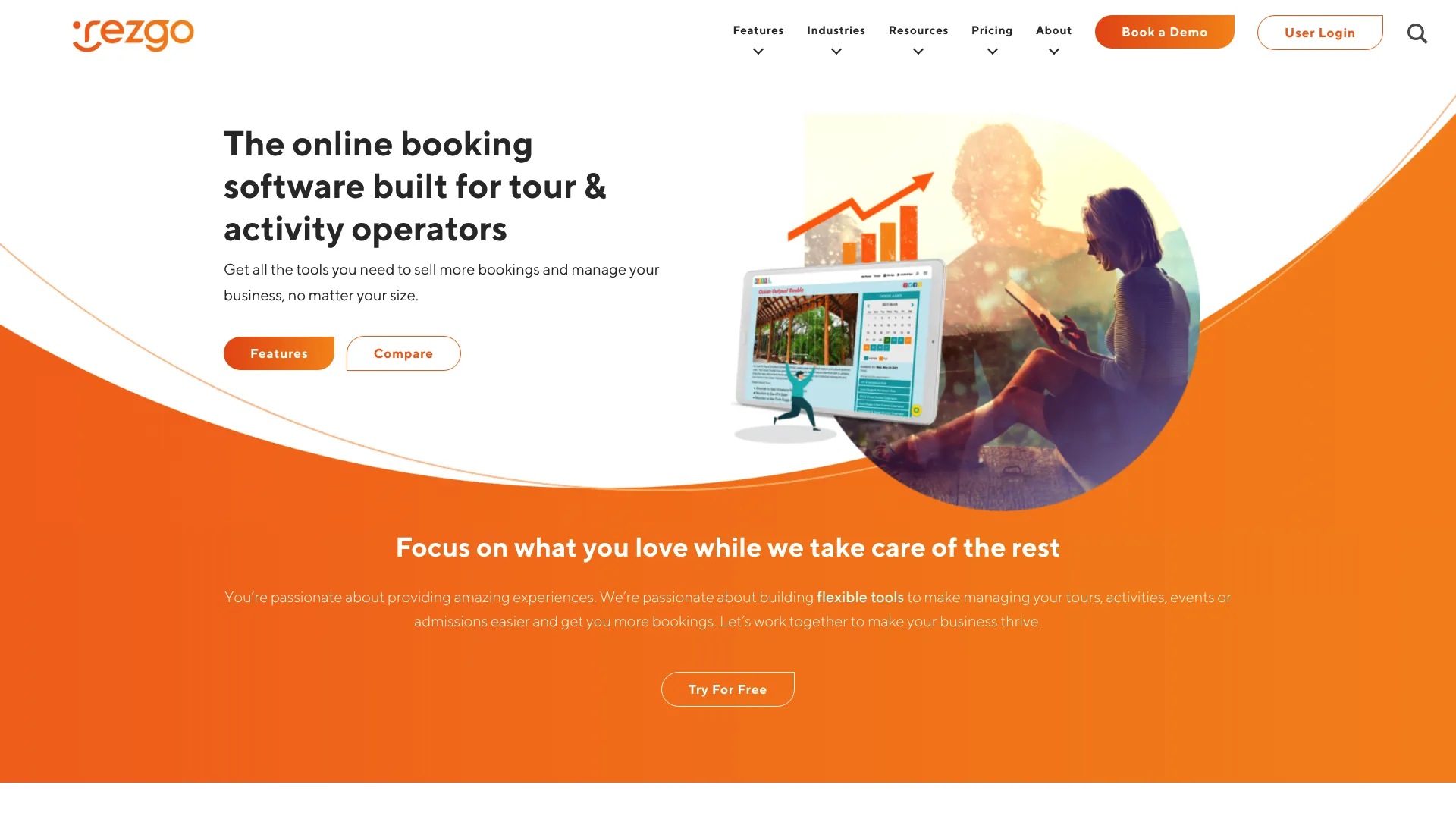 Rezgo subscription-free booking software for tour operators