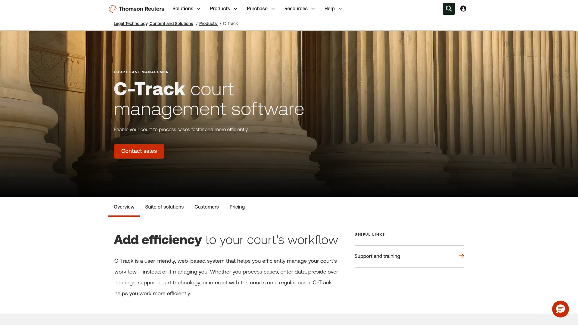 C-Track court case management from Thomson Reuters