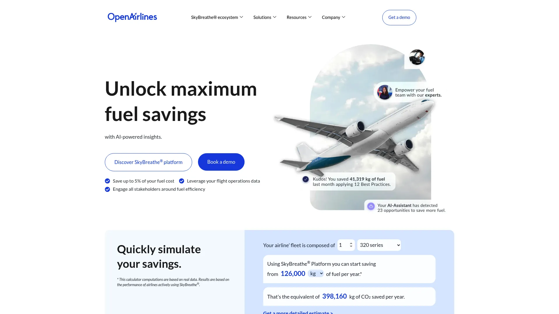 OpenAirlines SkyBreathe software
