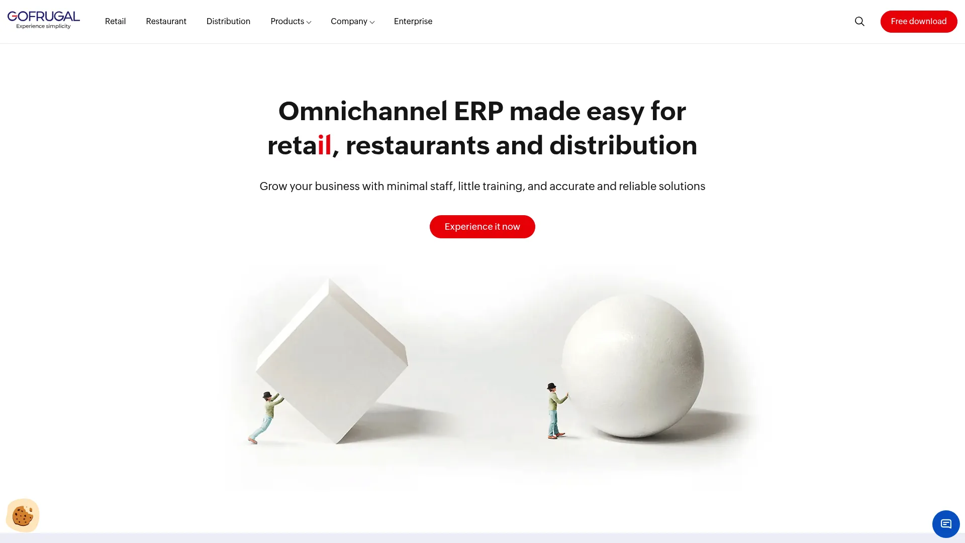 Gofrugal retail POS and ERP software homepage
