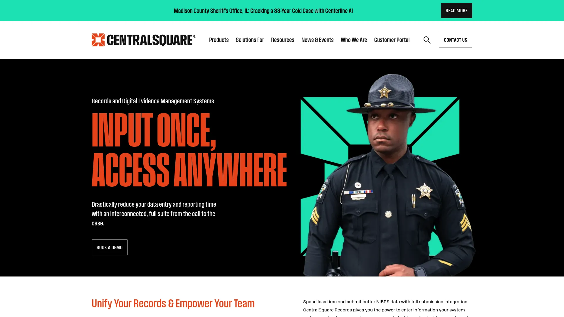 CentralSquare Enterprise Records Management System