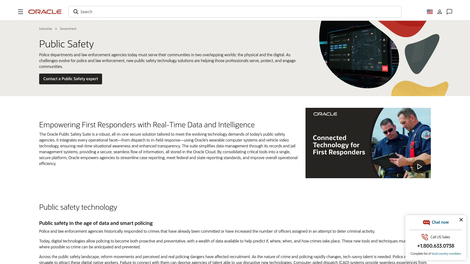 Oracle Public Safety Records Management System