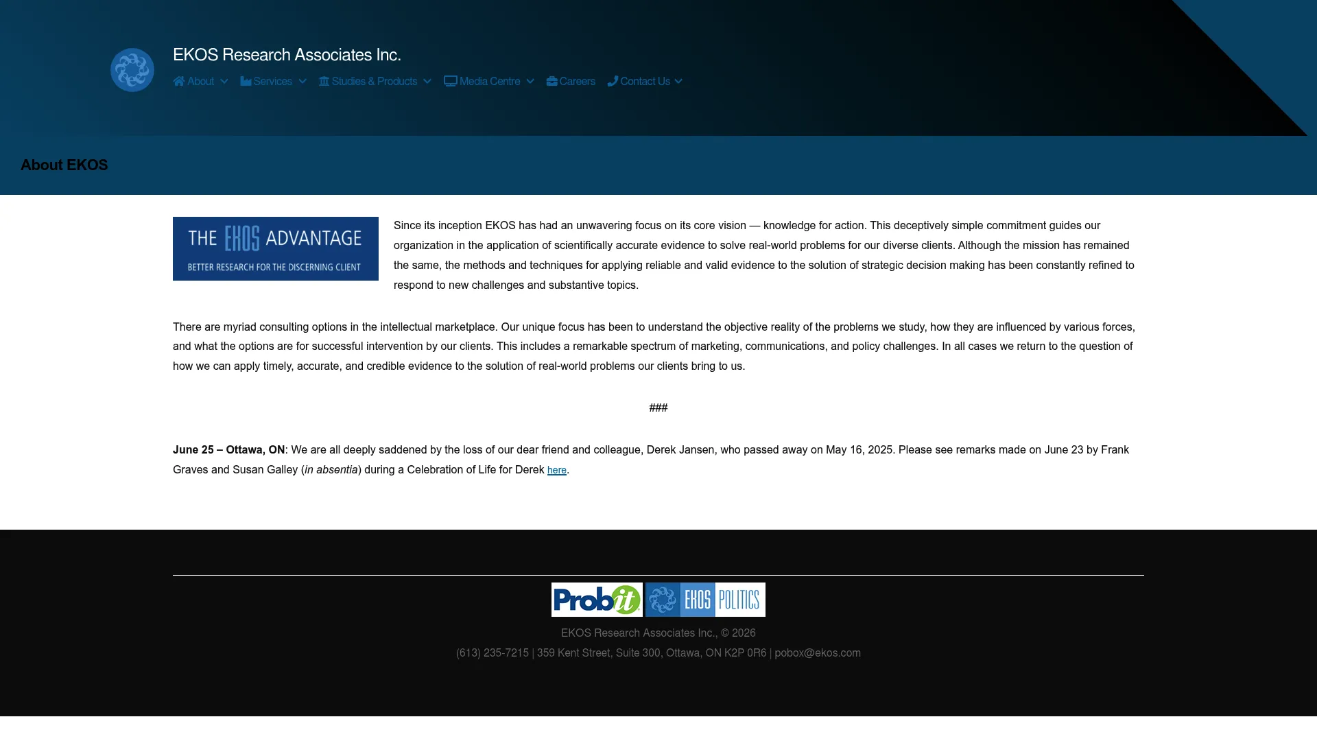 Ekos craft beverage management software homepage