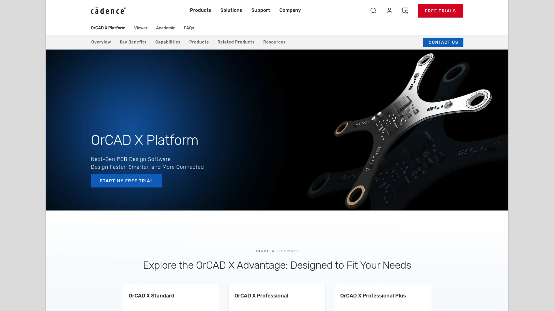 OrCAD PCB design and simulation suite