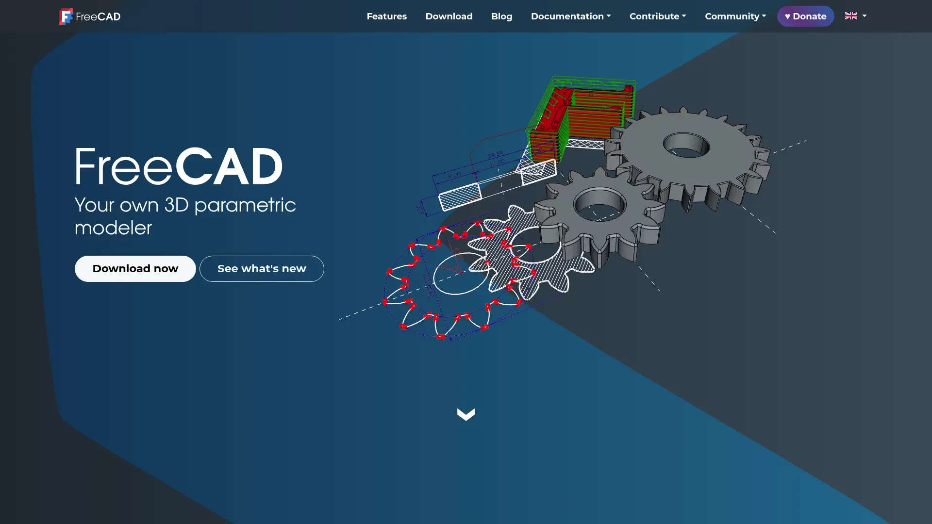FreeCAD product interface