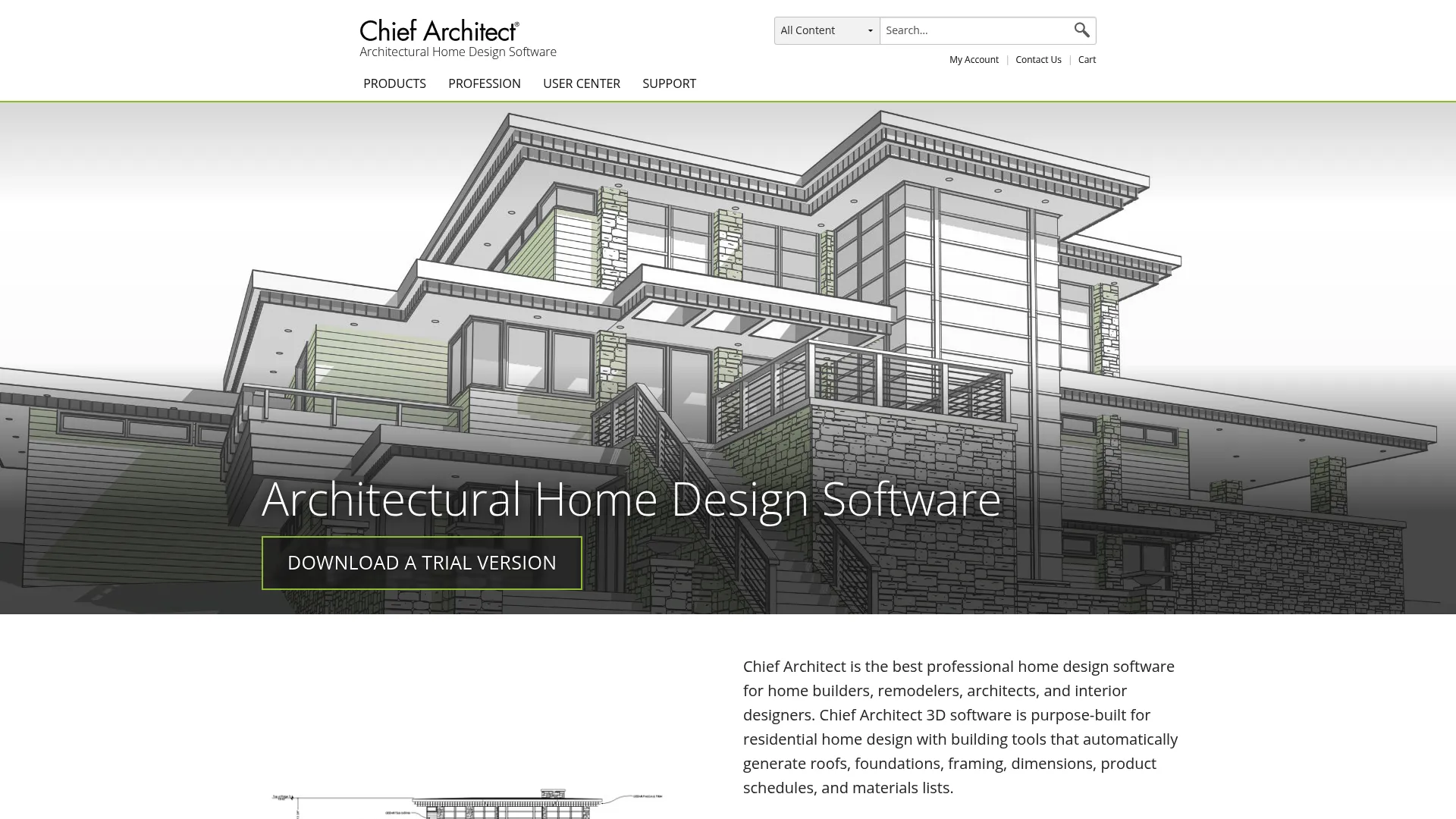 Chief Architect residential design interface