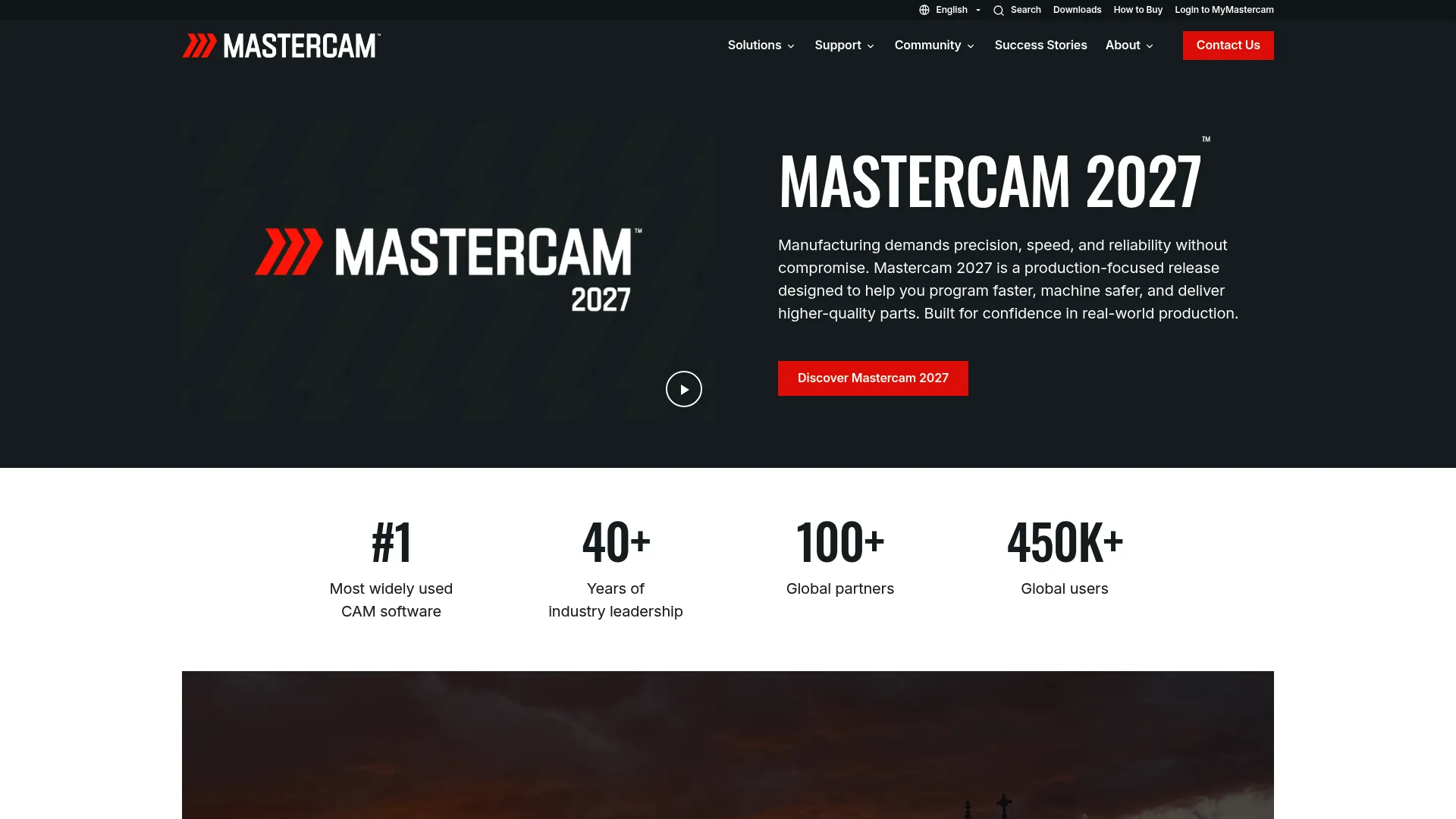 Mastercam CAD/CAM software toolpath programming view