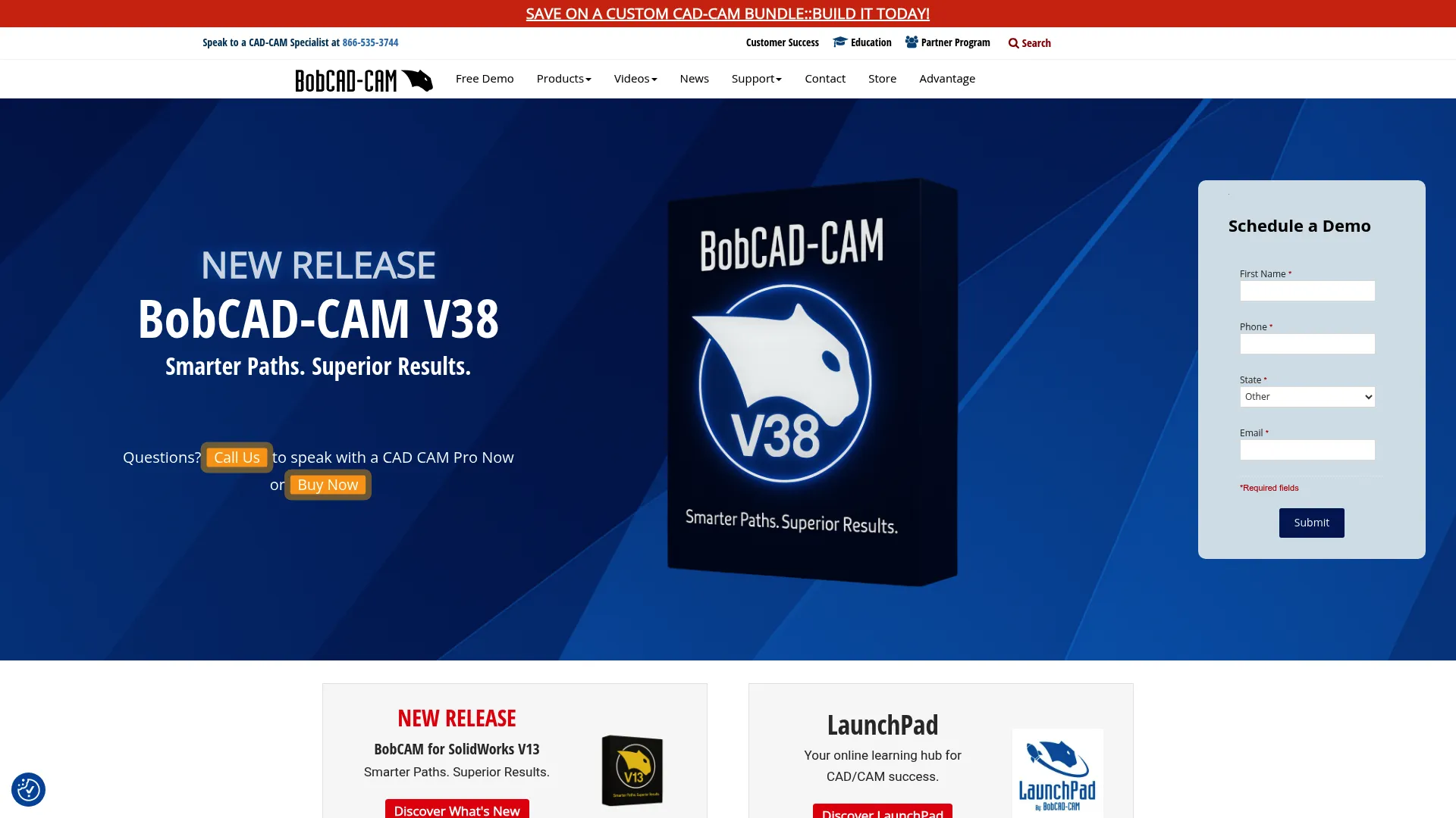 BobCAD-CAM CAD/CAM software with toolpath and simulation view