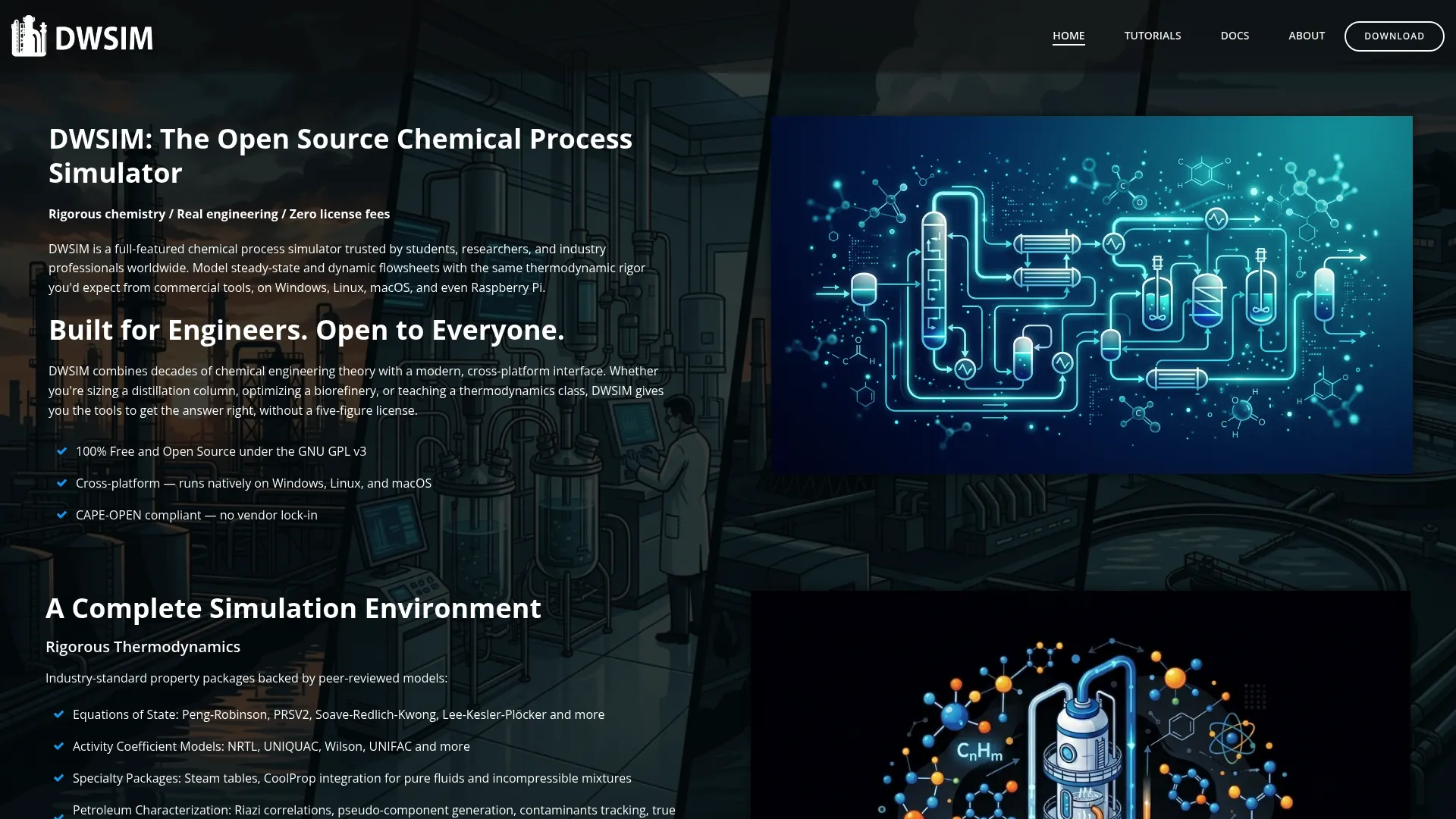 DWSIM open-source process simulator