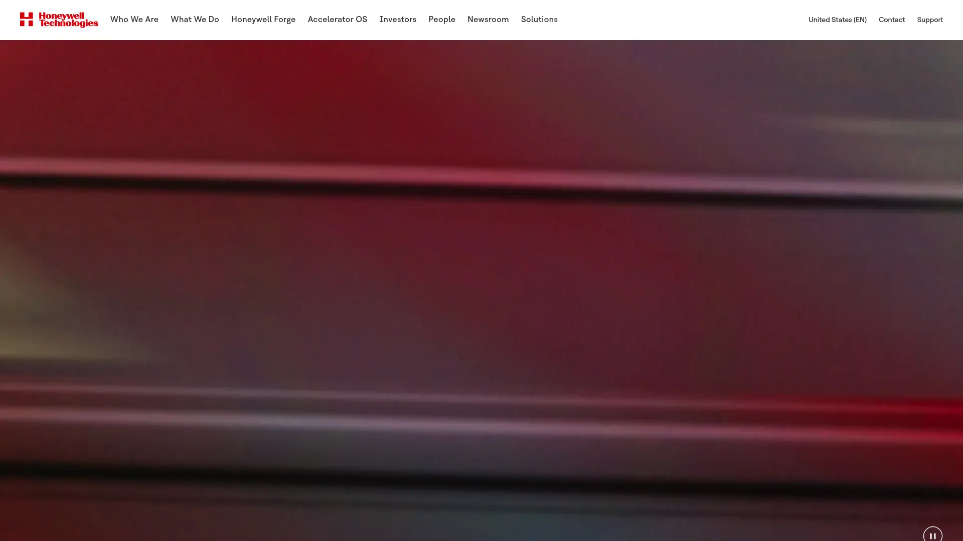 Honeywell Forge industrial operations software homepage