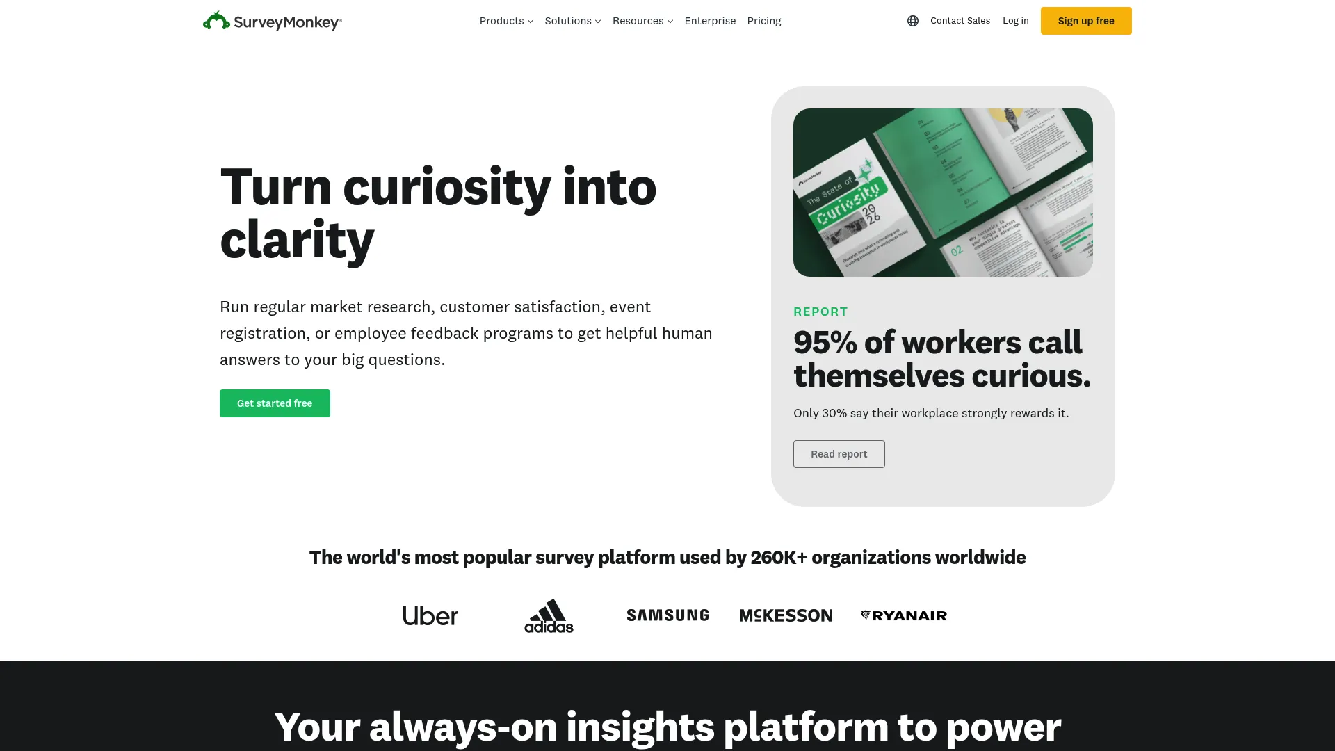 SurveyMonkey survey builder interface
