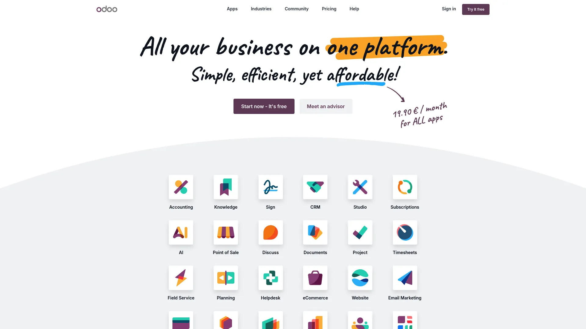 Odoo manufacturing and MRP module interface