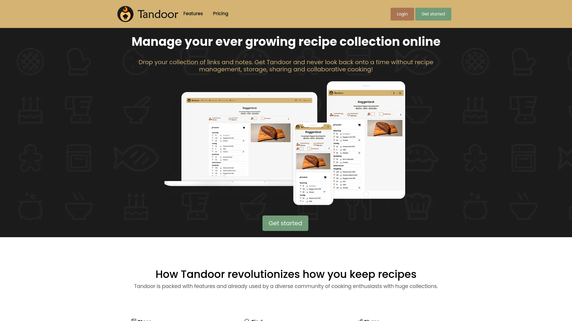 Tandoor Recipes self-hostable recipe management software