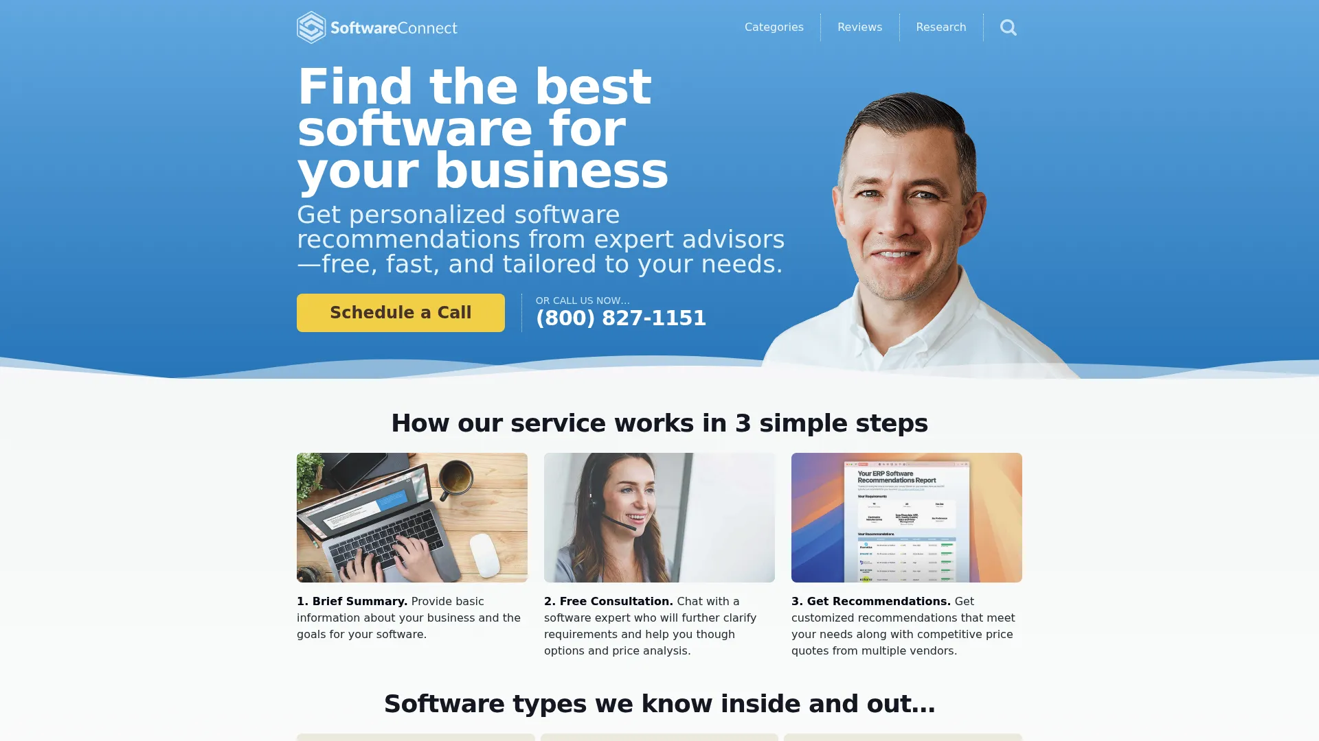 Software Connect software advisory and directory service