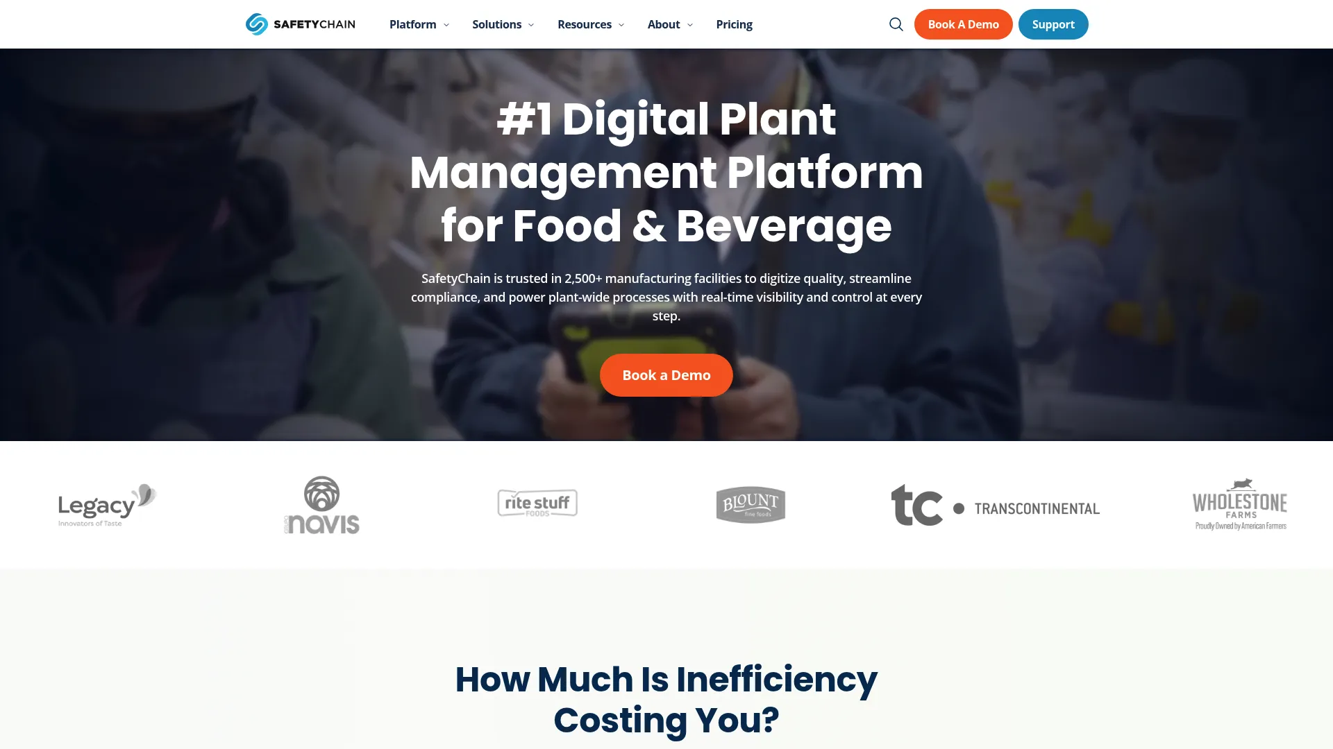 SafetyChain digital plant management software