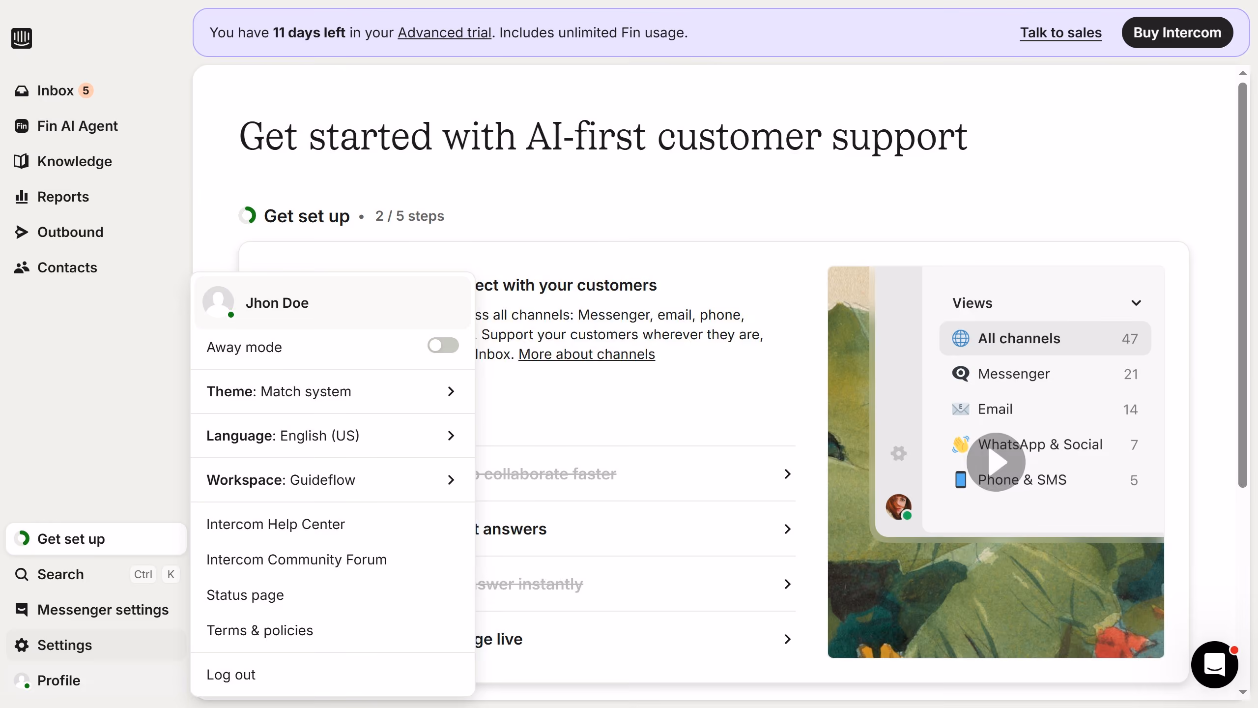 How to create team inboxes on Intercom