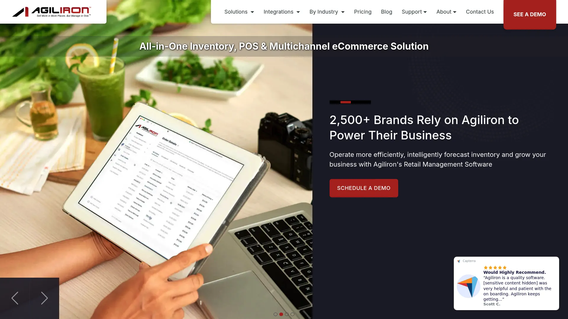 Agiliron multi-channel commerce and distribution software