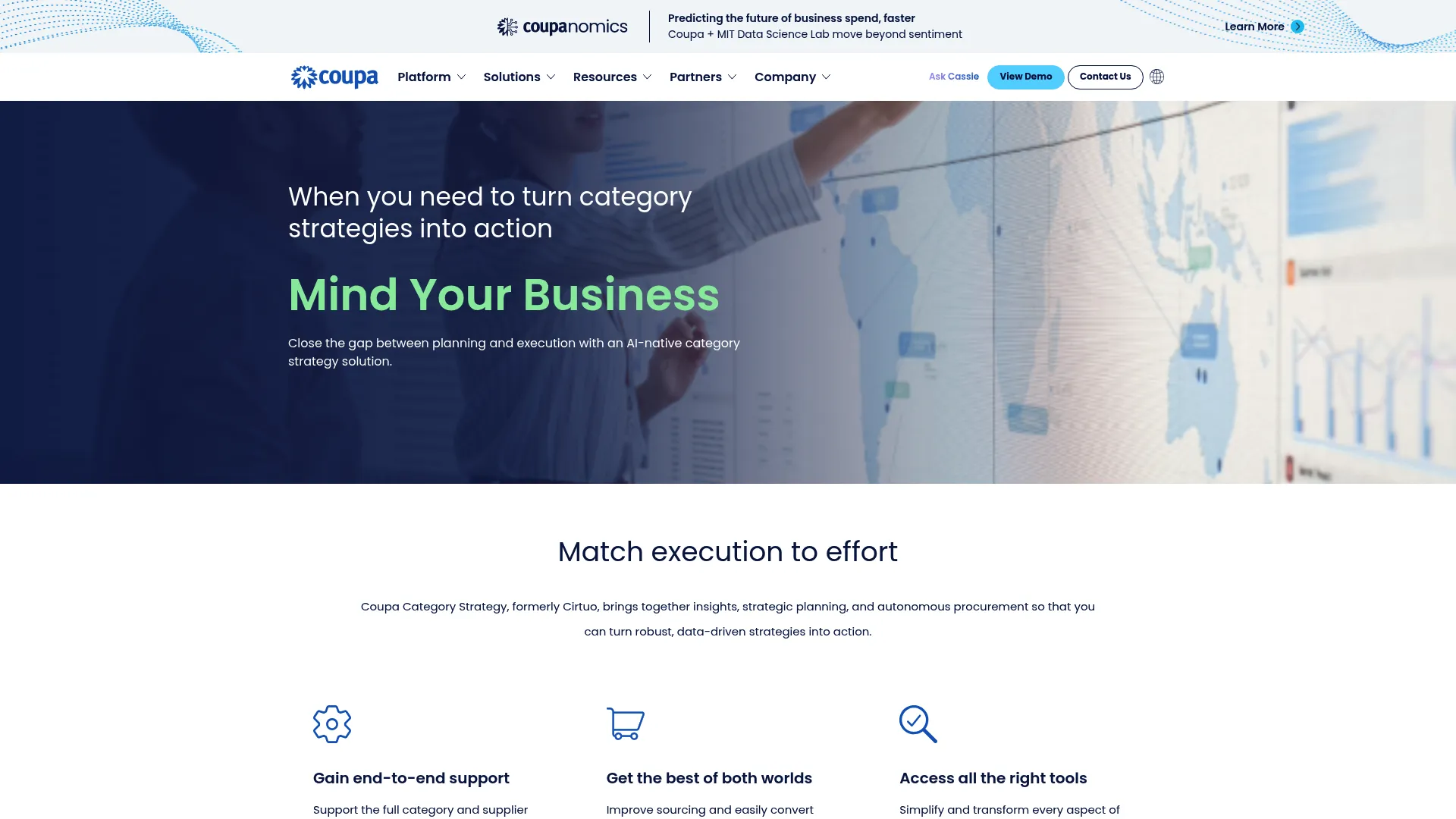 Cirtuo guided category strategy creation software