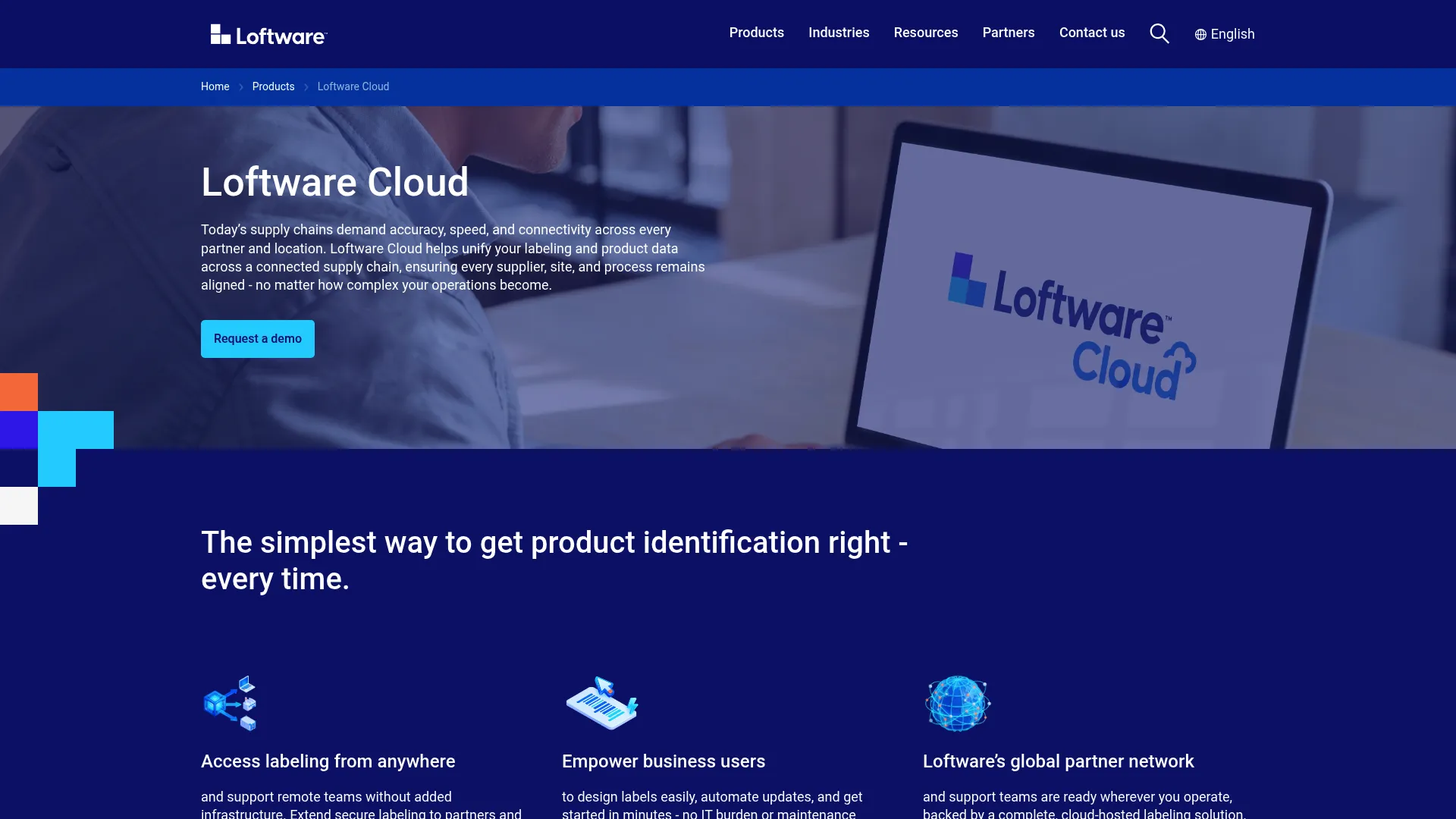 Loftware Cloud enterprise label management platform