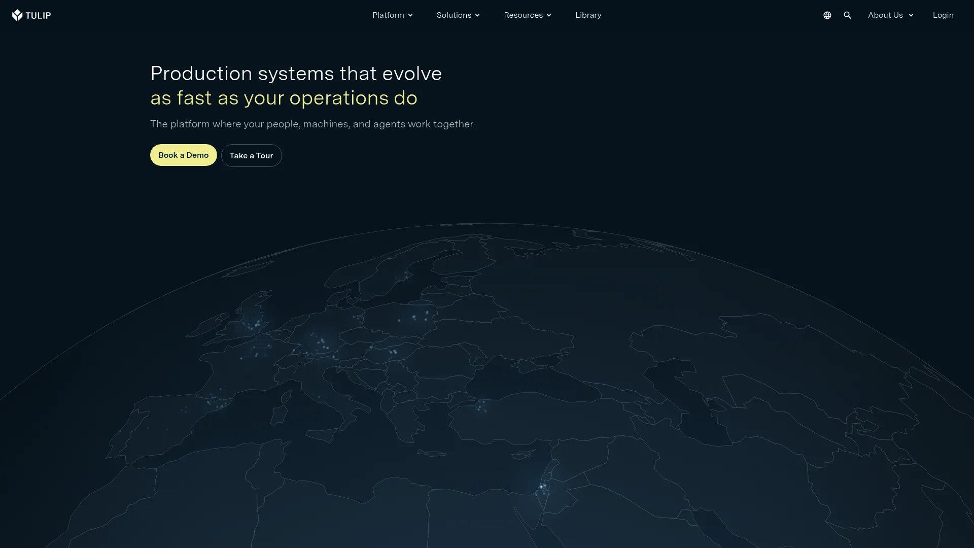 Tulip frontline operations platform interface