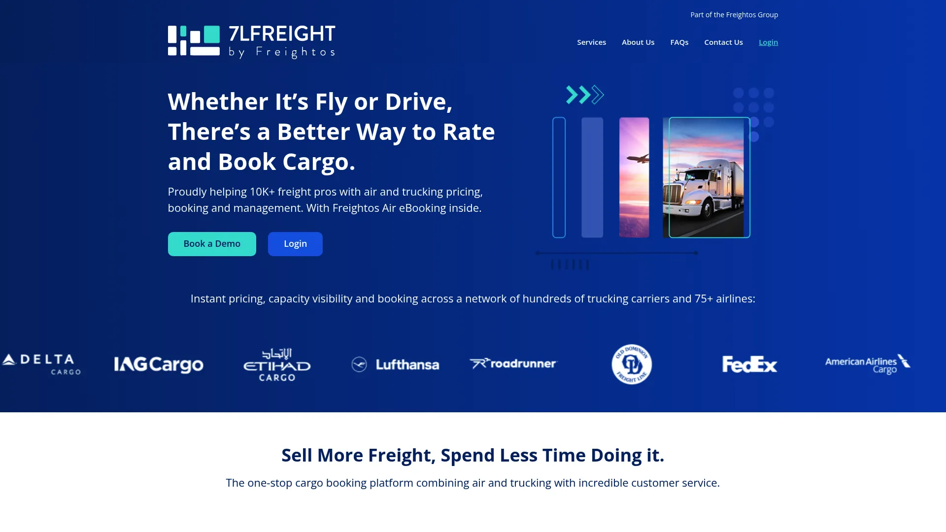 7LFreight air and inland rate management platform