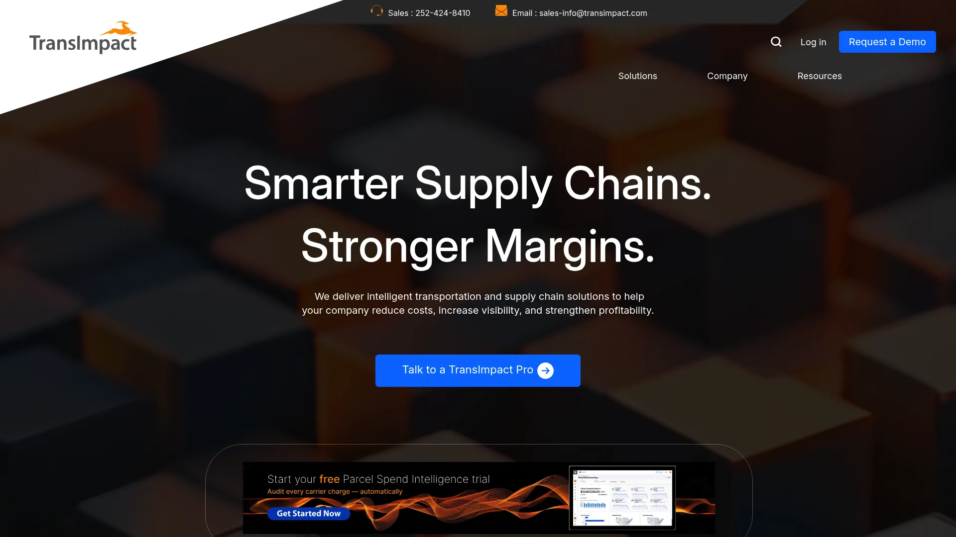 TransImpact parcel spend intelligence and cost recovery
