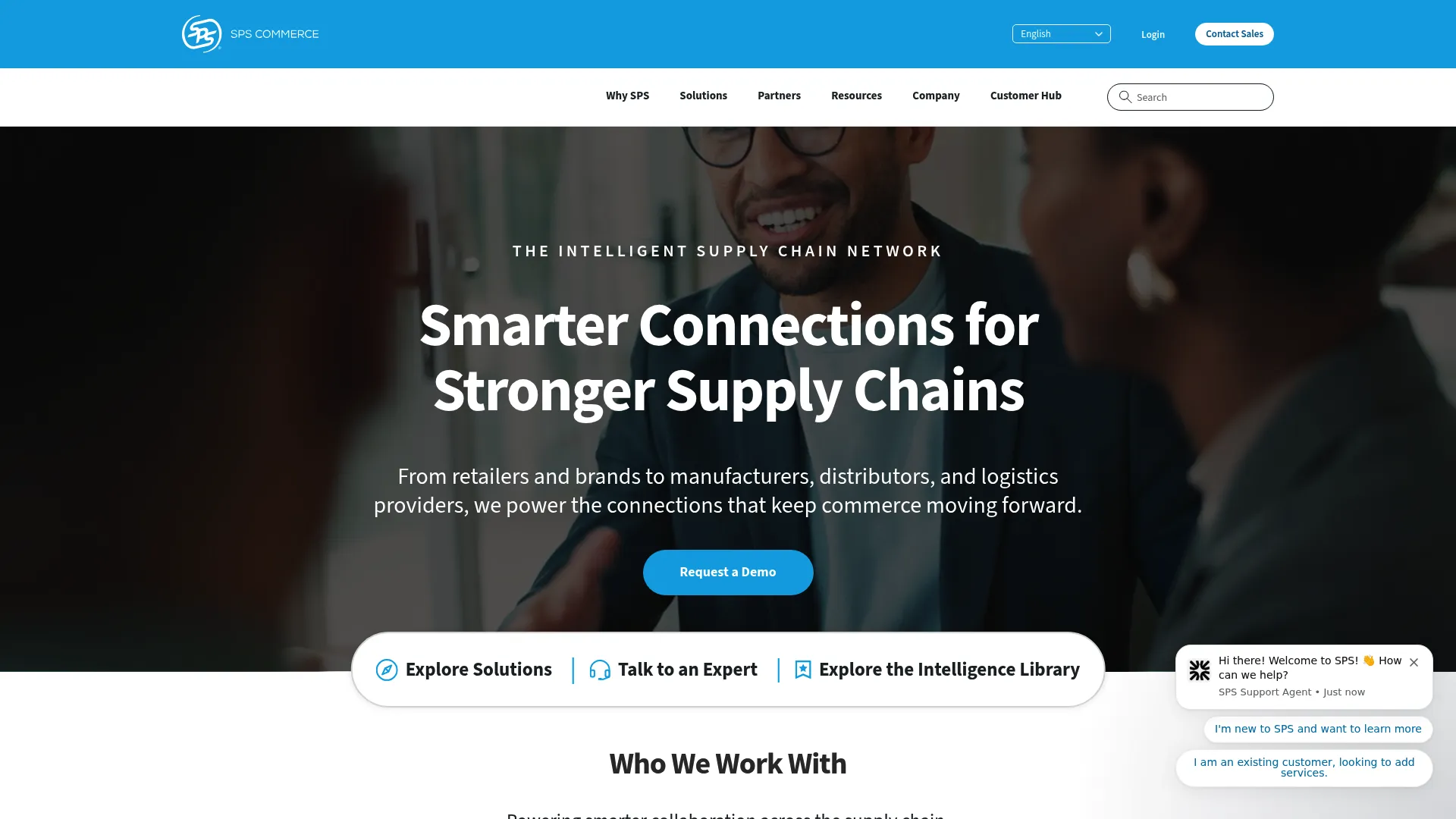 SPS Commerce Revenue Recovery homepage