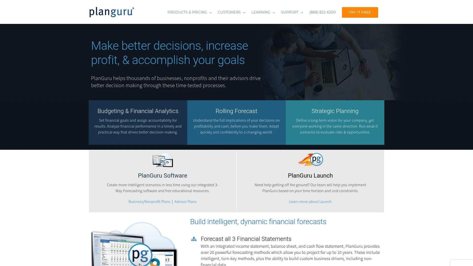 PlanGuru budgeting and forecasting
